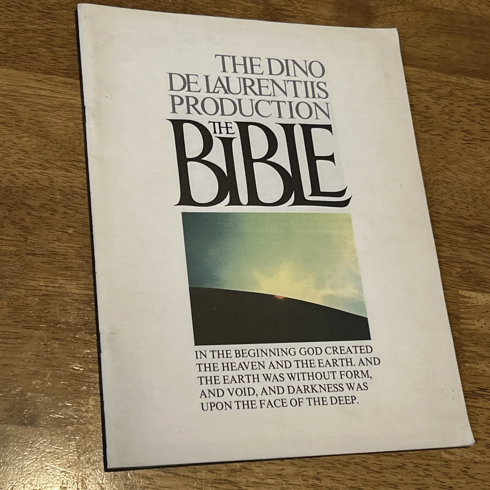 Dino De Laurentiis The Bible Cinema Film Souvenir Programme 1966 Michael Parks, image 2