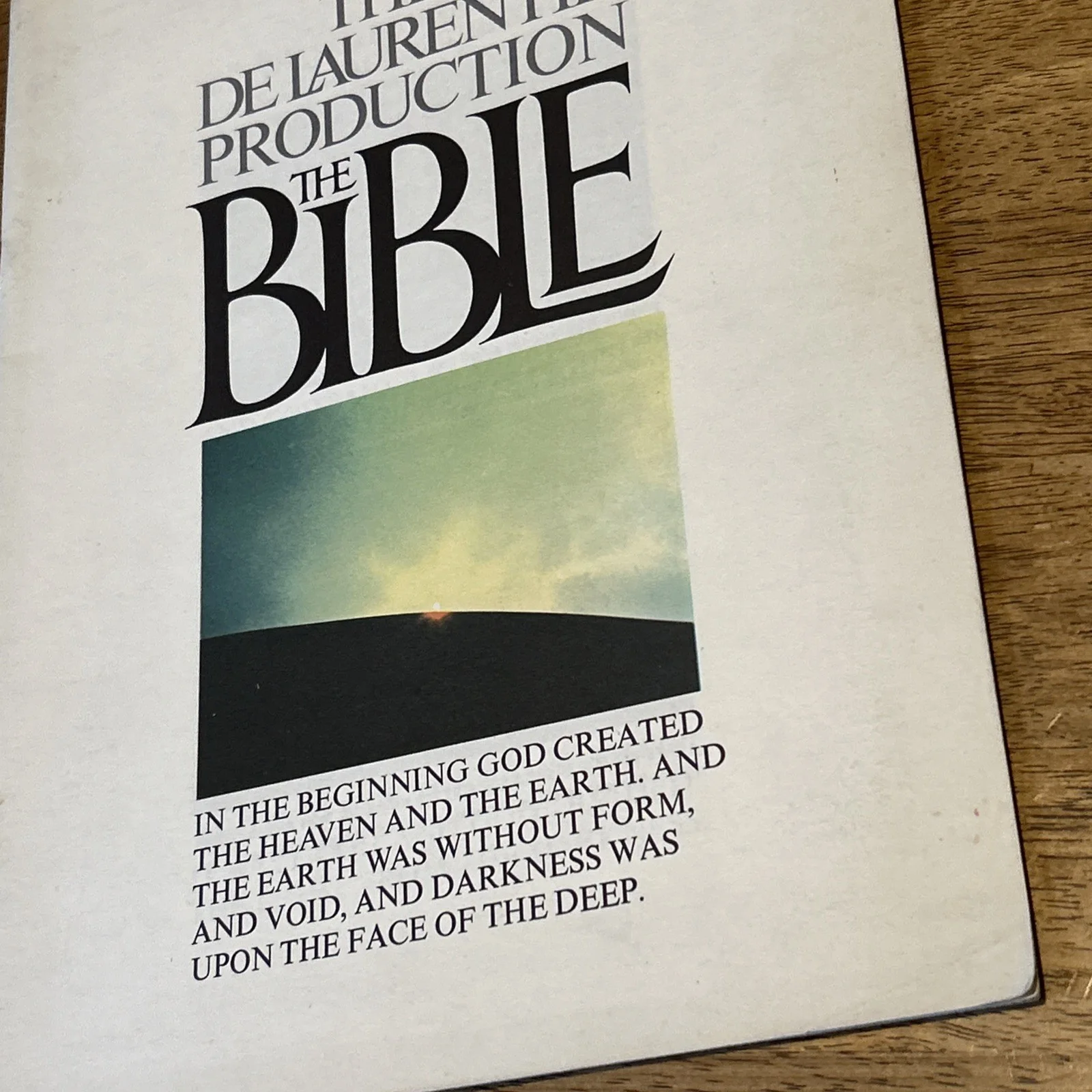 Dino De Laurentiis The Bible Cinema Film Souvenir Programme 1966 Michael Parks, image 3