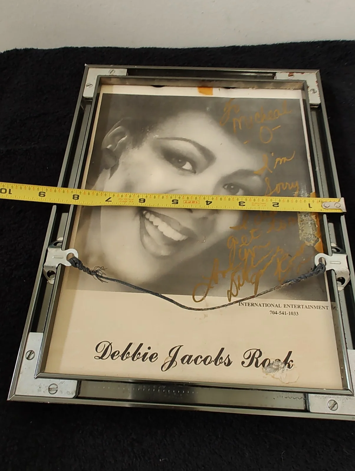 Debbie Jacobs Rock — California Is Calling You: metal frame & signed autograph on back, image 5