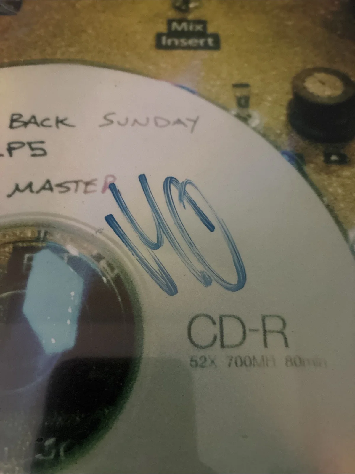 Taking Back Sunday Signed Poster LP5 CD Master Image – Limited Edition – No CD, image 4