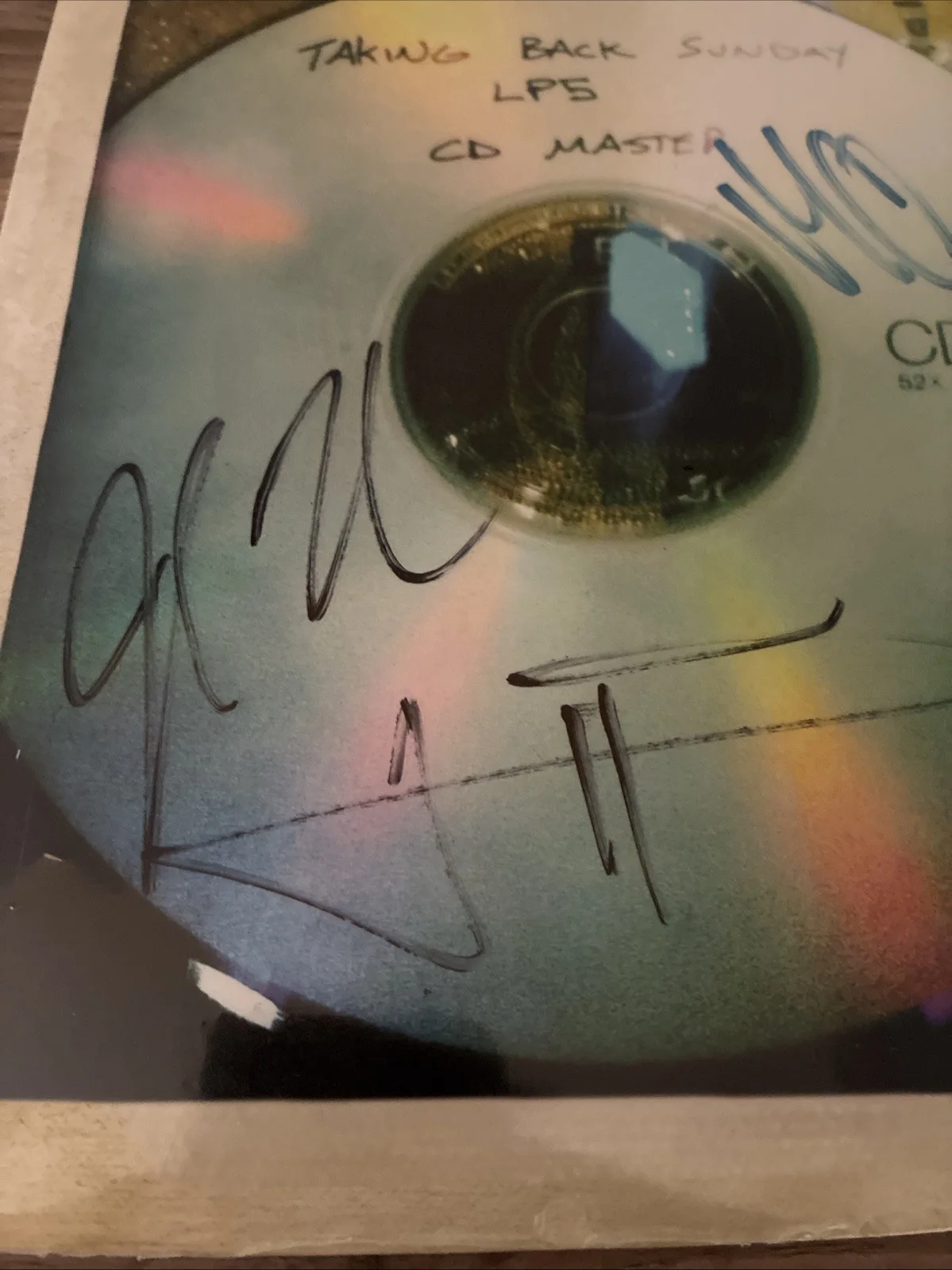 Taking Back Sunday Signed Poster LP5 CD Master Image – Limited Edition – No CD, image 5