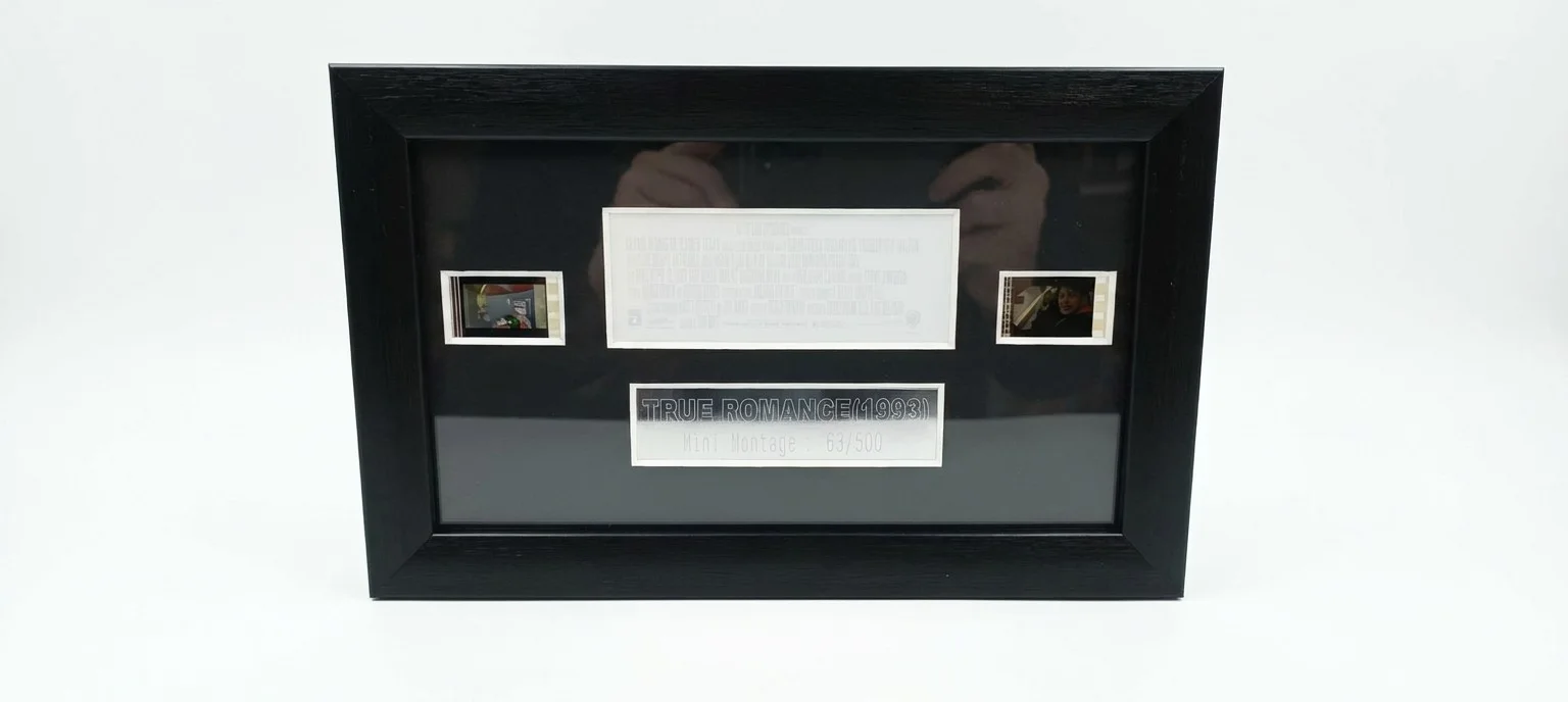 True Romance 1993 Mini Montage Framed Display - Certificate, 63/500, Glass, image 4