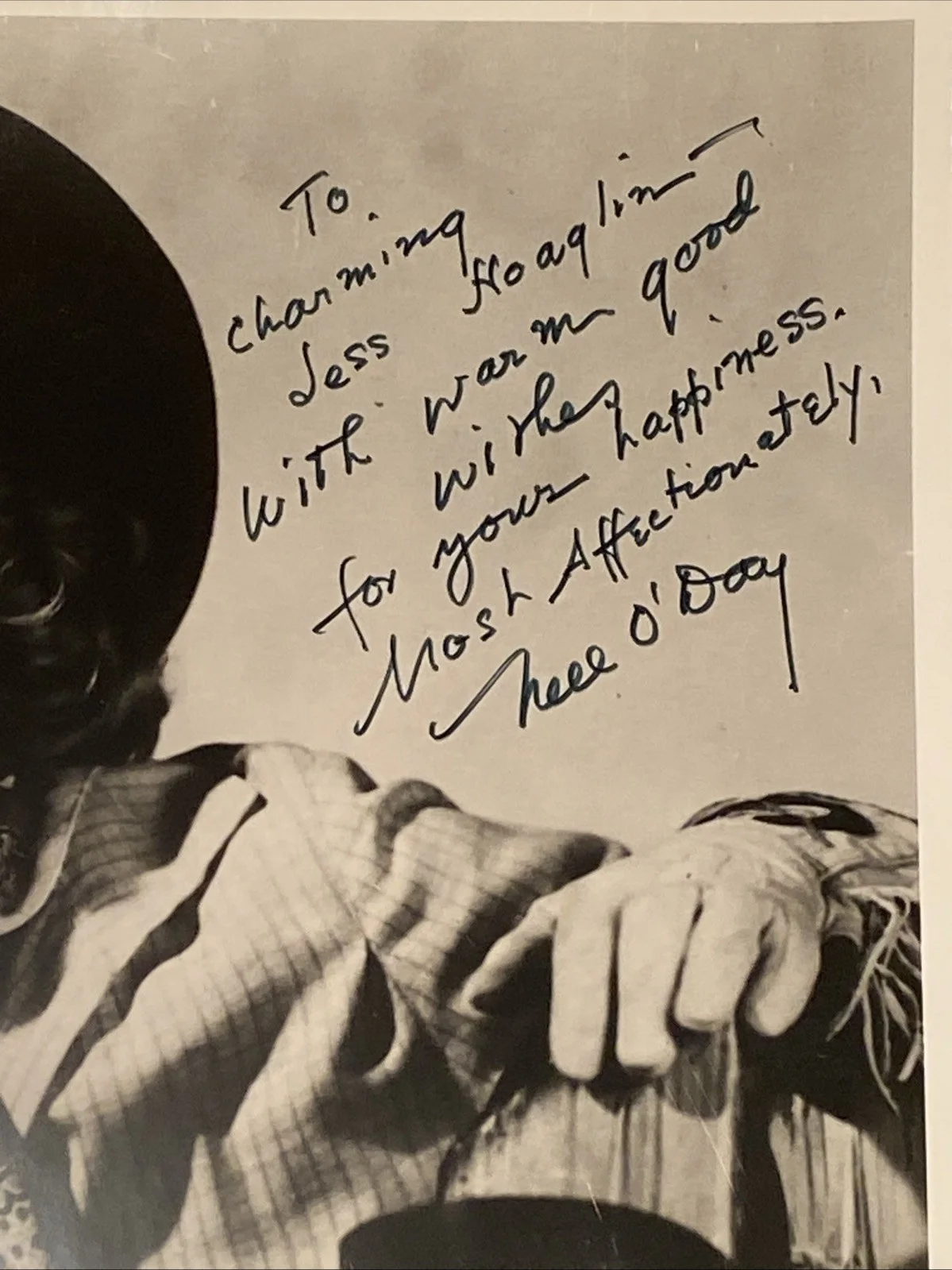 Nell O’Day — Nell O'Day 1940’s Western Movie Vintage B&W Photo 11”x14” RARE SIGNED, изображение 3