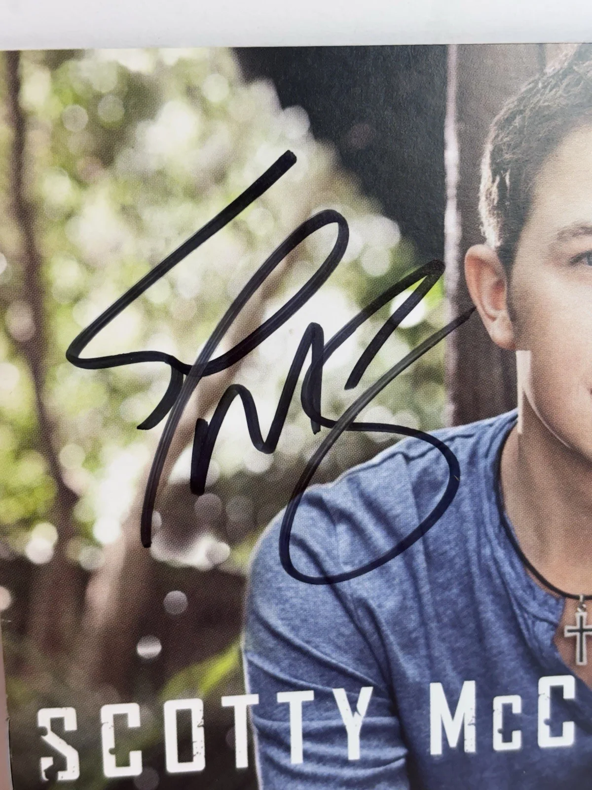 Scotty McCreery Signed Liner Notes Autograph Clear As Day Album Country, image 2