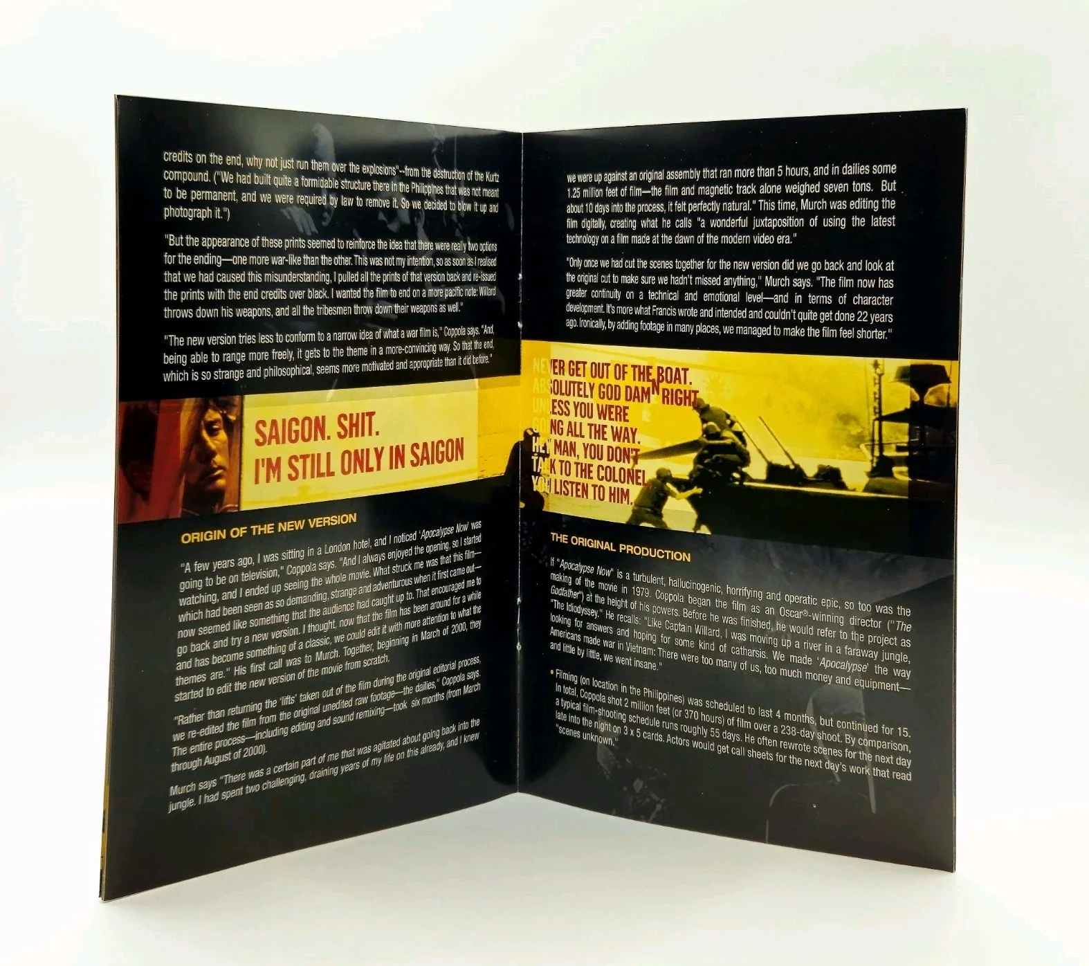 Apocalypse Now: Redux (DVD Booklet), image 2