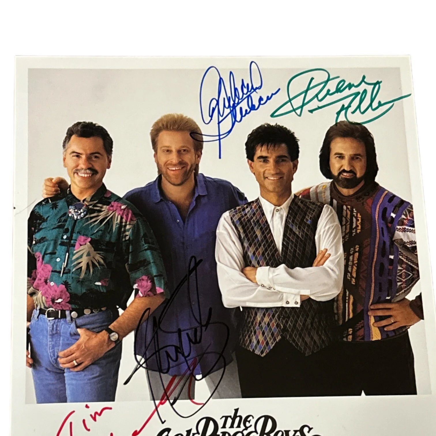 Oak Ridge Boys Autograph 8x10 Vintage Promo Photo! Circa 1990! Signed by All 4!, изображение 2