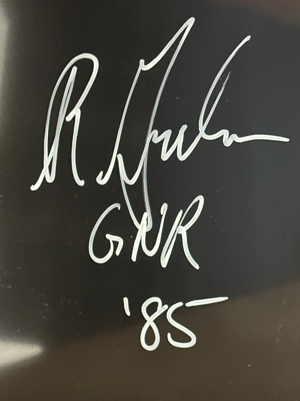 Rob Gardner Original Guns N’ Roses Drummer Signed Drumhead w/Inscription JSA COA, изображение 2