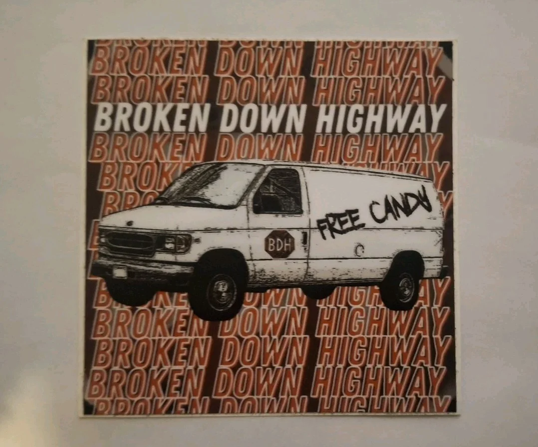 Broken Down Highway - Signed Highway Life Demo CD + Sticker Punk Rock, Grunge, image 2