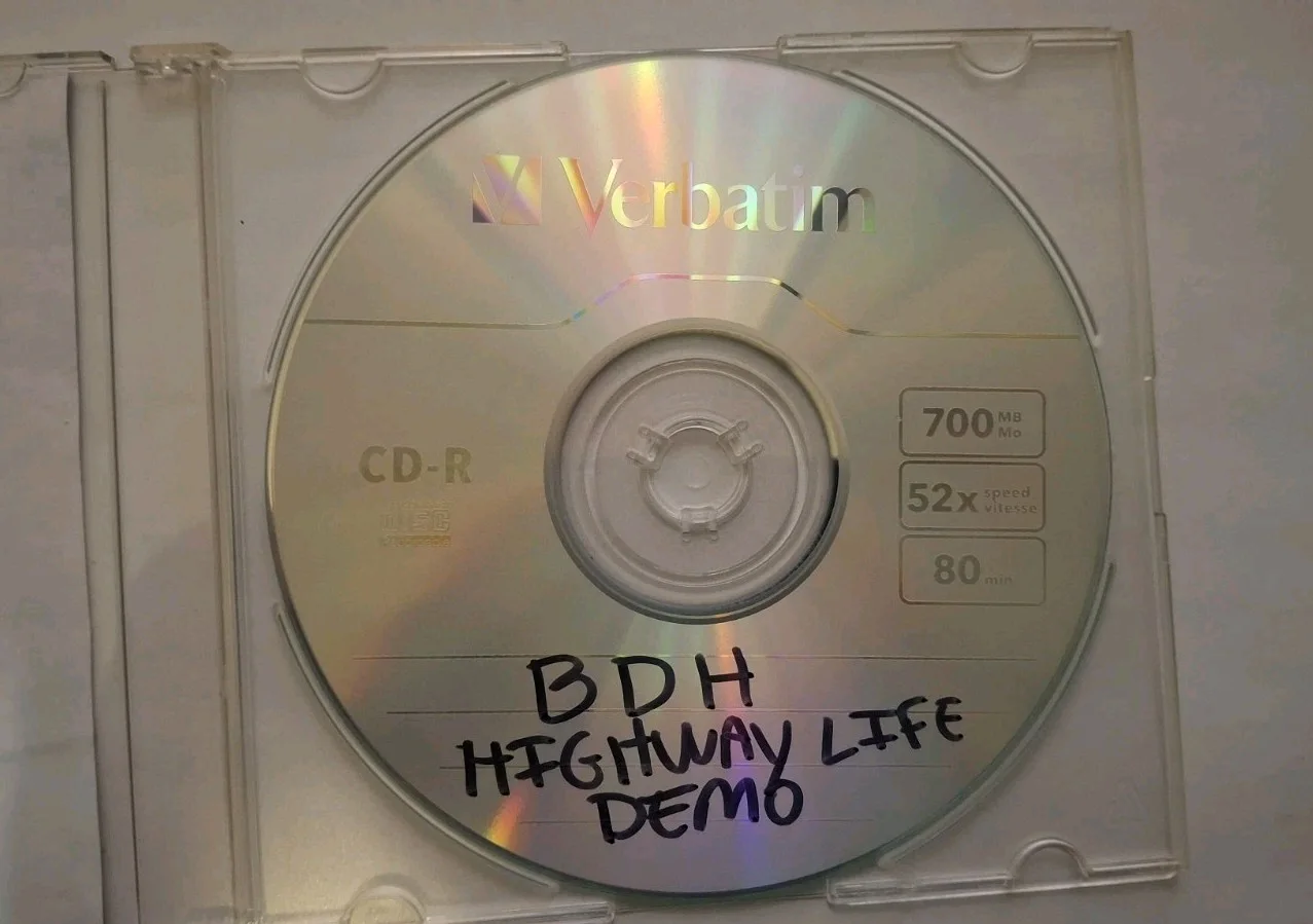 Broken Down Highway - Signed Highway Life Demo CD + Sticker Punk Rock, Grunge, image 3