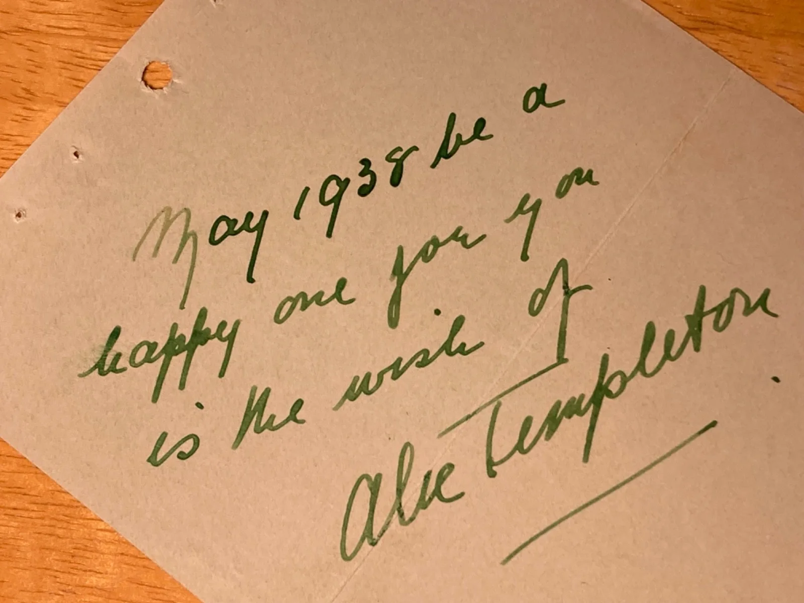 Hand SIGNED Alec Templeton ~6x4 Cut - Blind Jazz Pianist, Conposer, Satirist, et, image 3