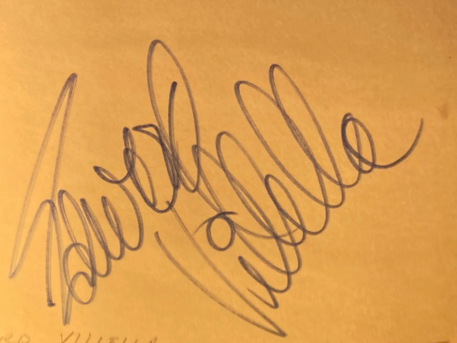 Hand SIGNED Edward Villella 5x3 Index Card - NYC Ballet Dancer, Choreographer, изображение 3