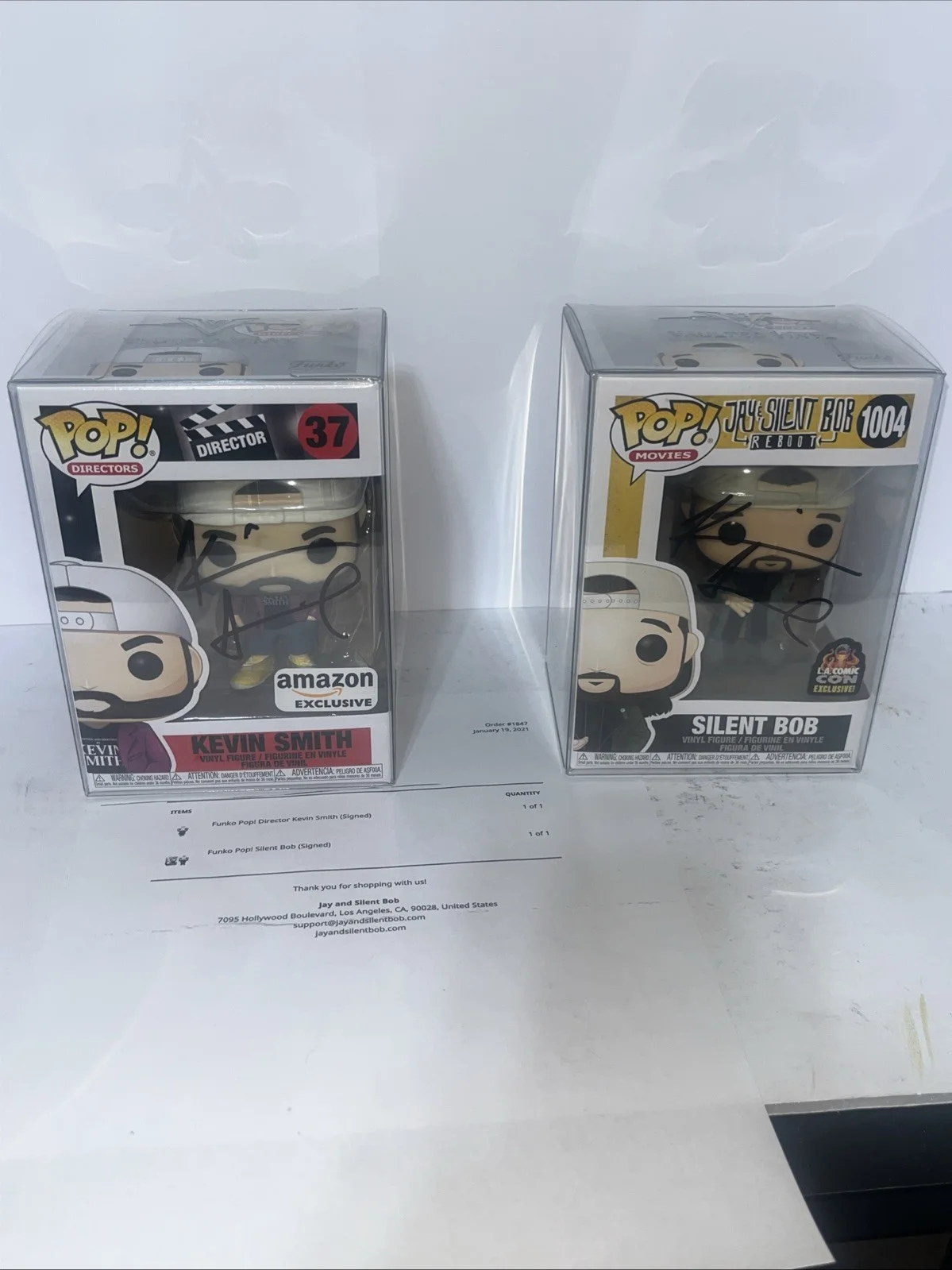 Kevin Smith — Kevin Smith Silent Bob Signed Funko POP! Director - Kevin Smith COA, image 5