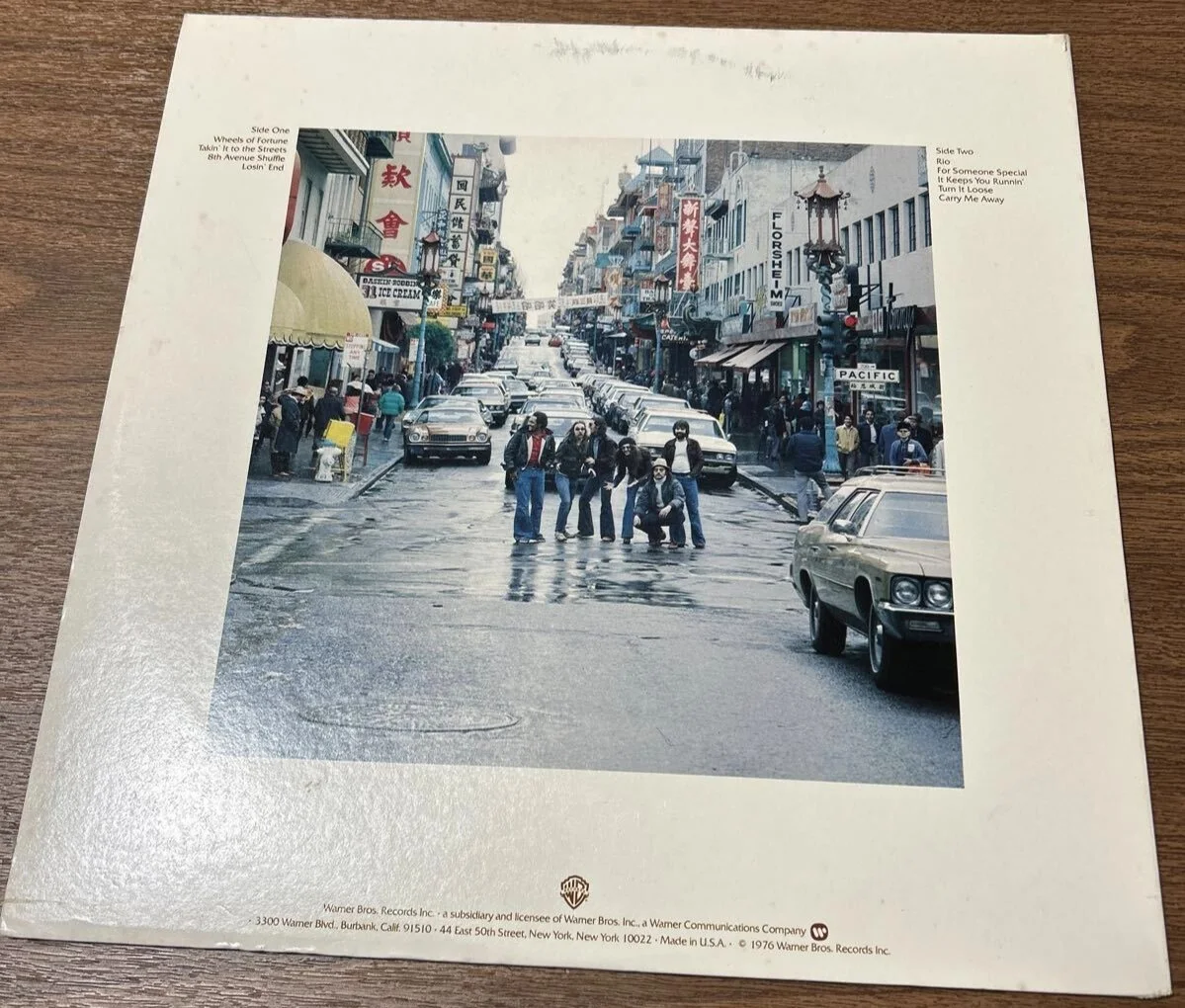 The Doobie Brothers Patrick Simmons signed drawing doodle lp original rock great, изображение 4