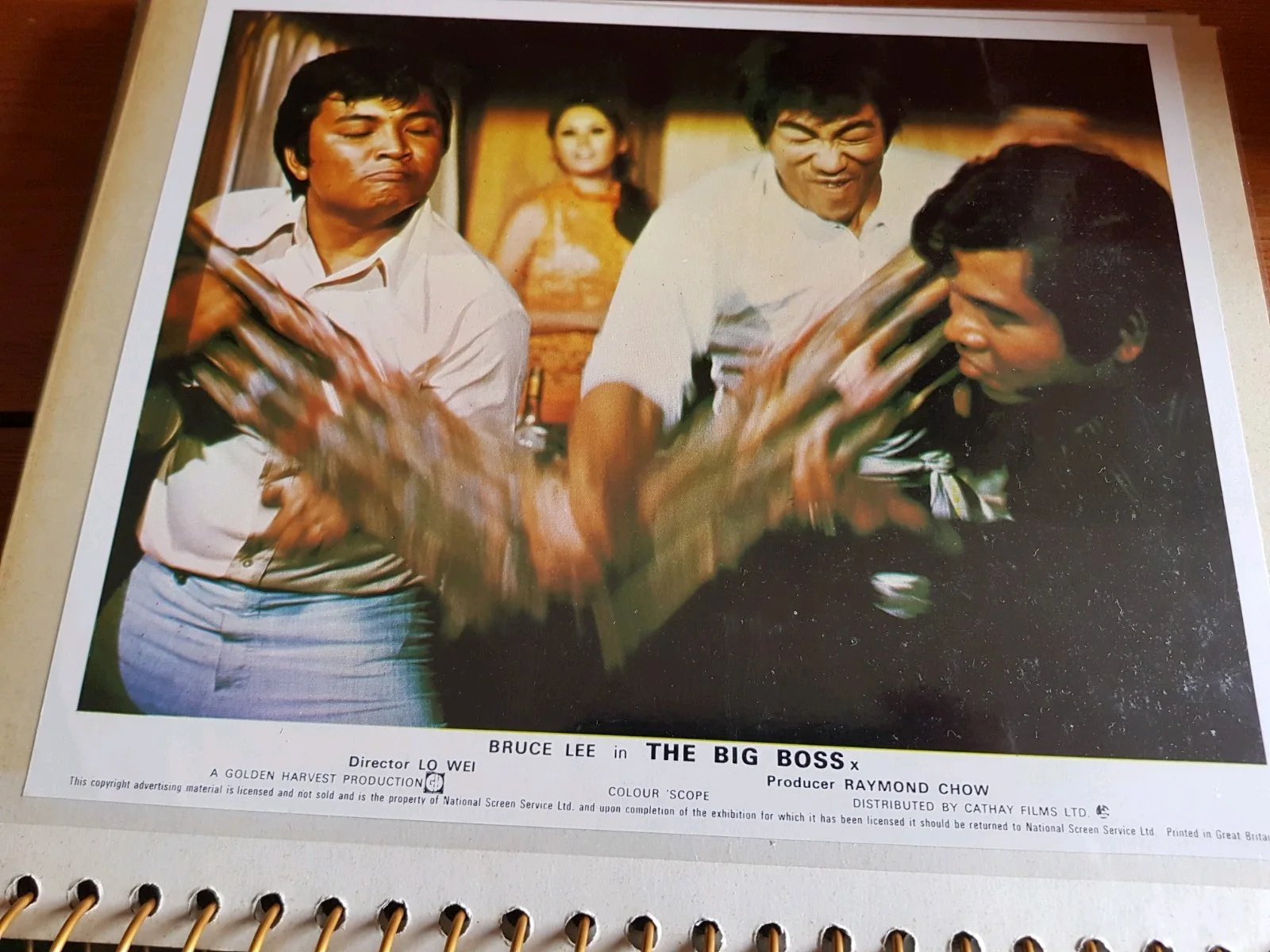 BRUCE LEE. LOBBY CARDS. THE BIG BOSS, изображение 2