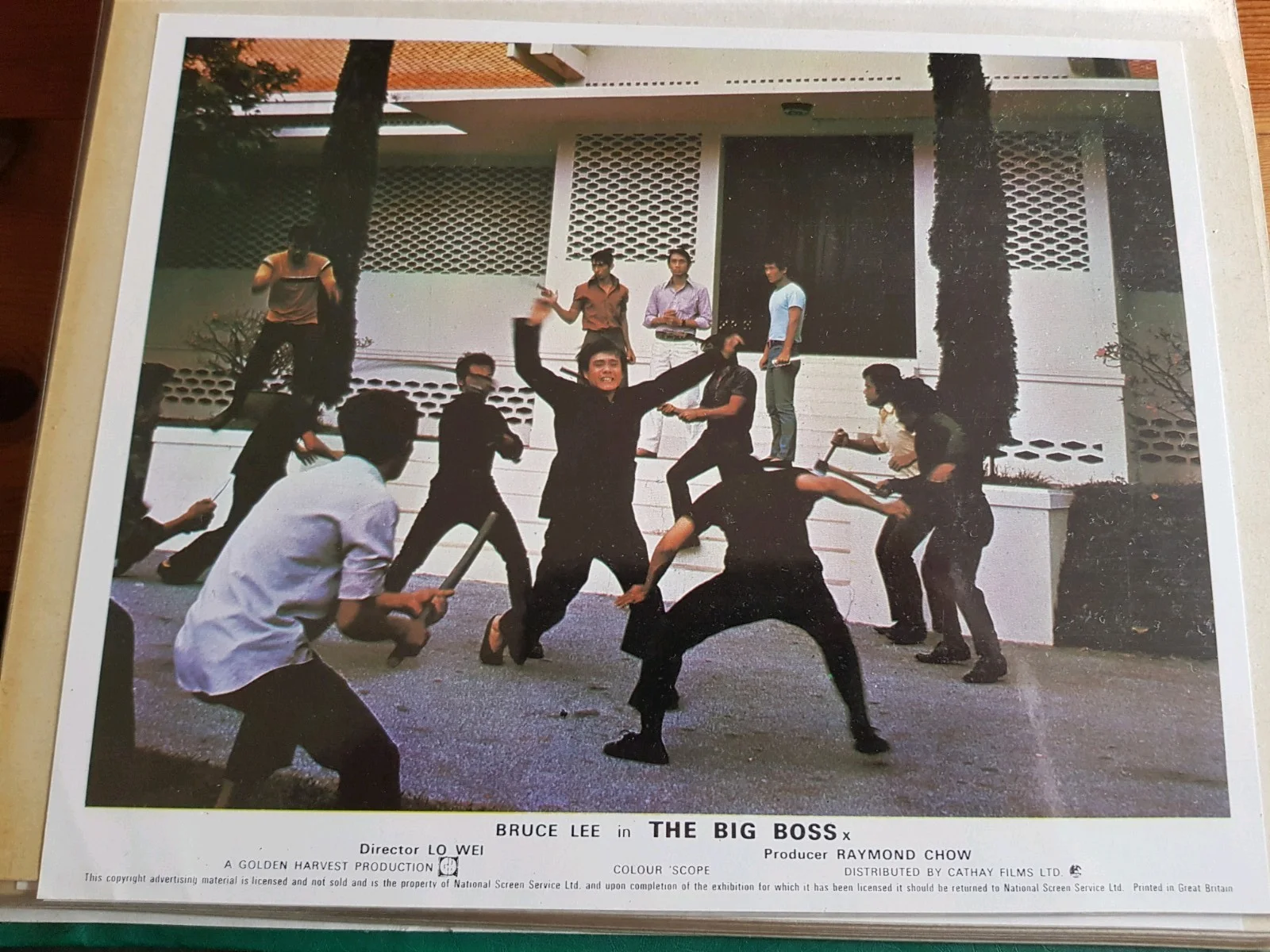 BRUCE LEE. LOBBY CARDS. THE BIG BOSS, изображение 4