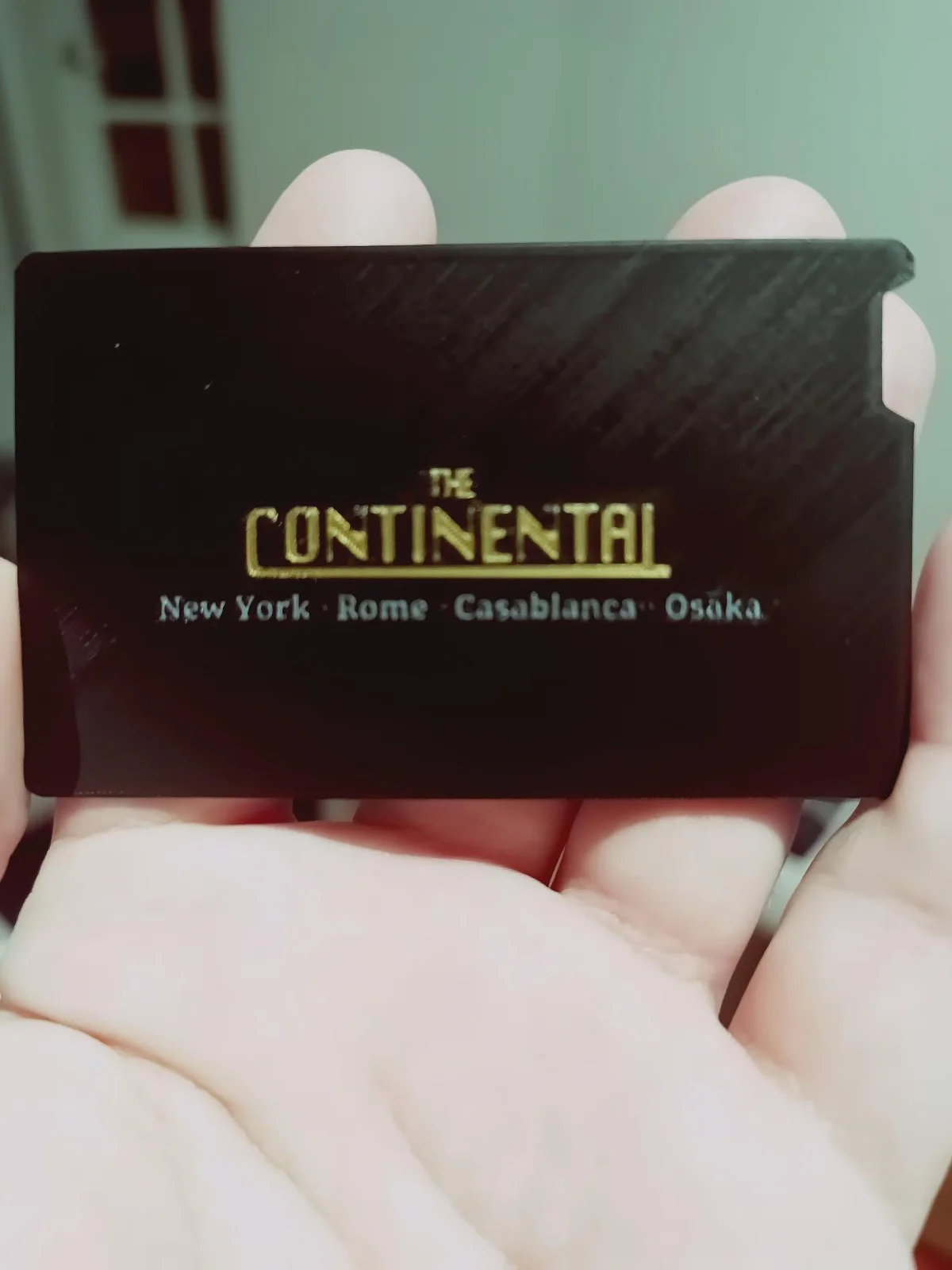Customizable John Wick Continental Hotel Card: NFC Movie Prop, image 4