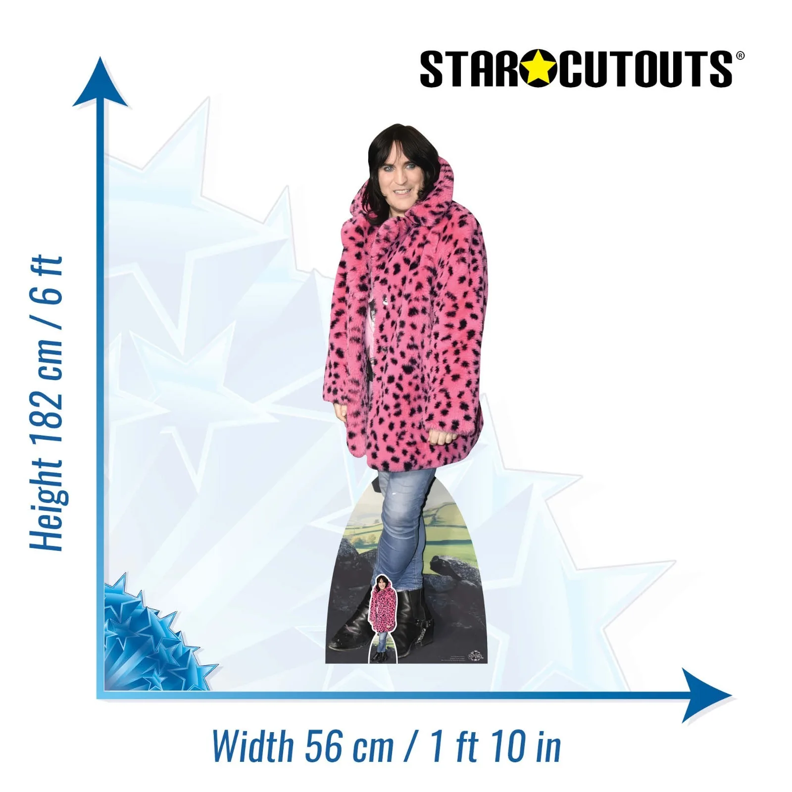 Noel Fielding Lifesize Cardboard Cutout with Free Mini Standee, изображение 3