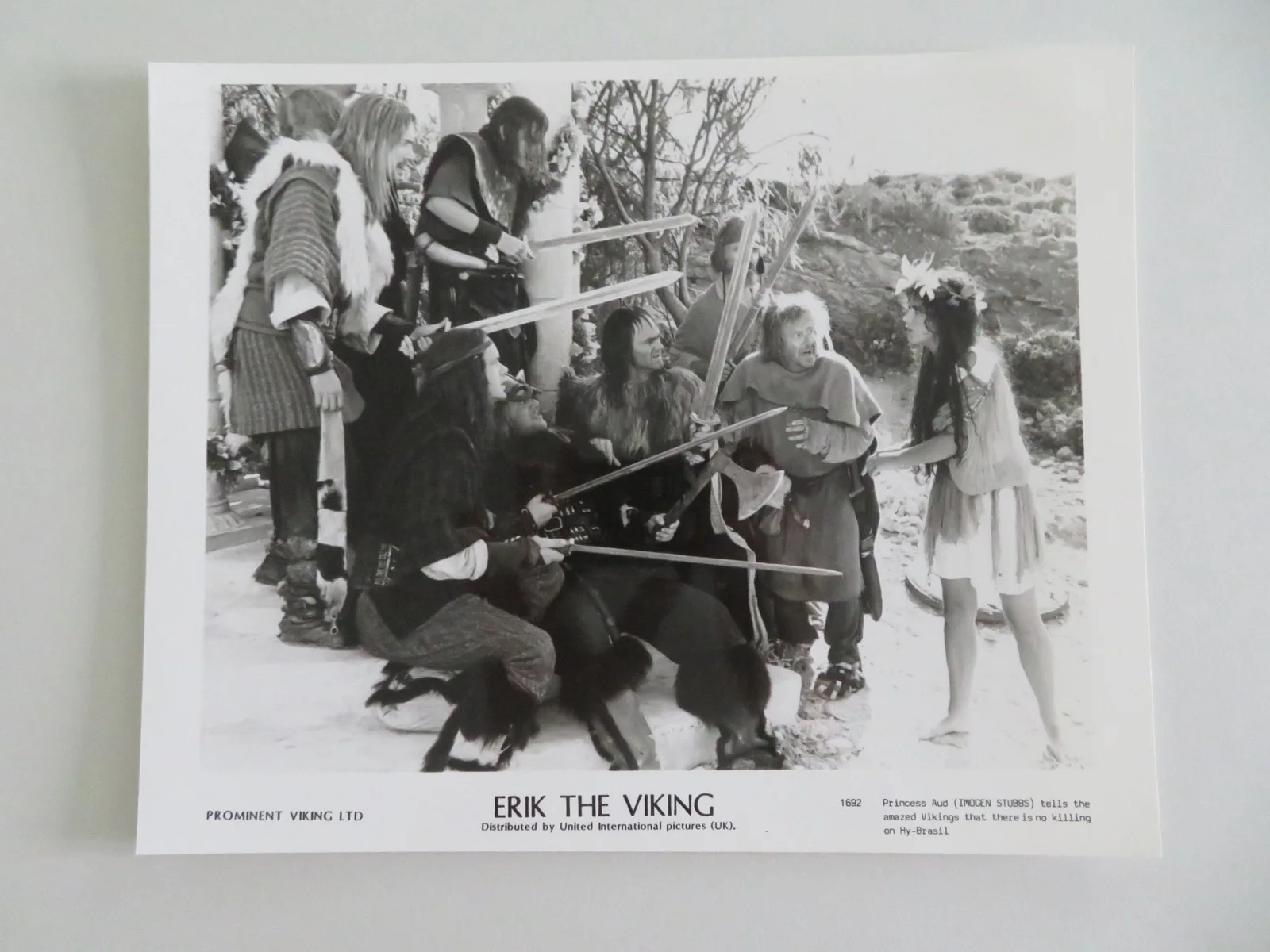 ERIK THE VIKING MOVIE STILL PHOTO LOT OF 7 TIM ROBBINS TERRY JONES M ROONEY 1989, изображение 5