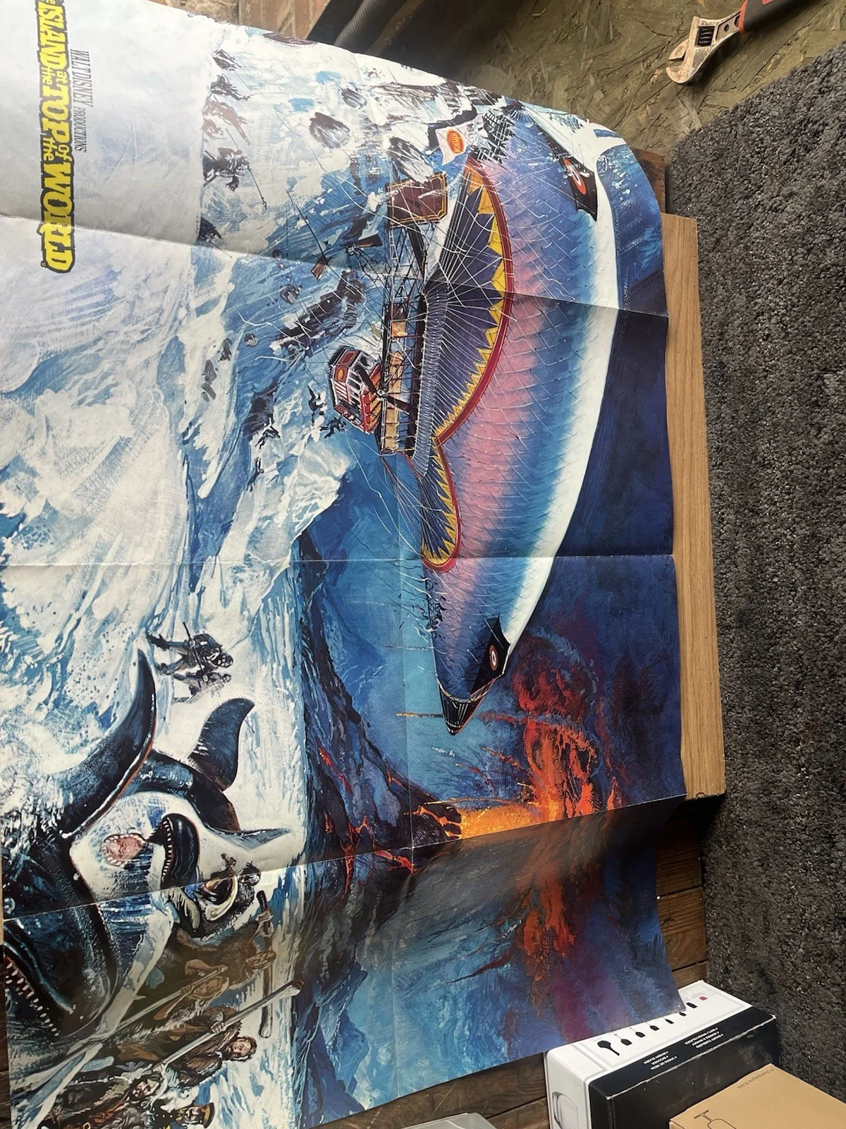 Walt Disney - The Island At The Top Of The World 1974 UK Film poster/Brochure, изображение 5