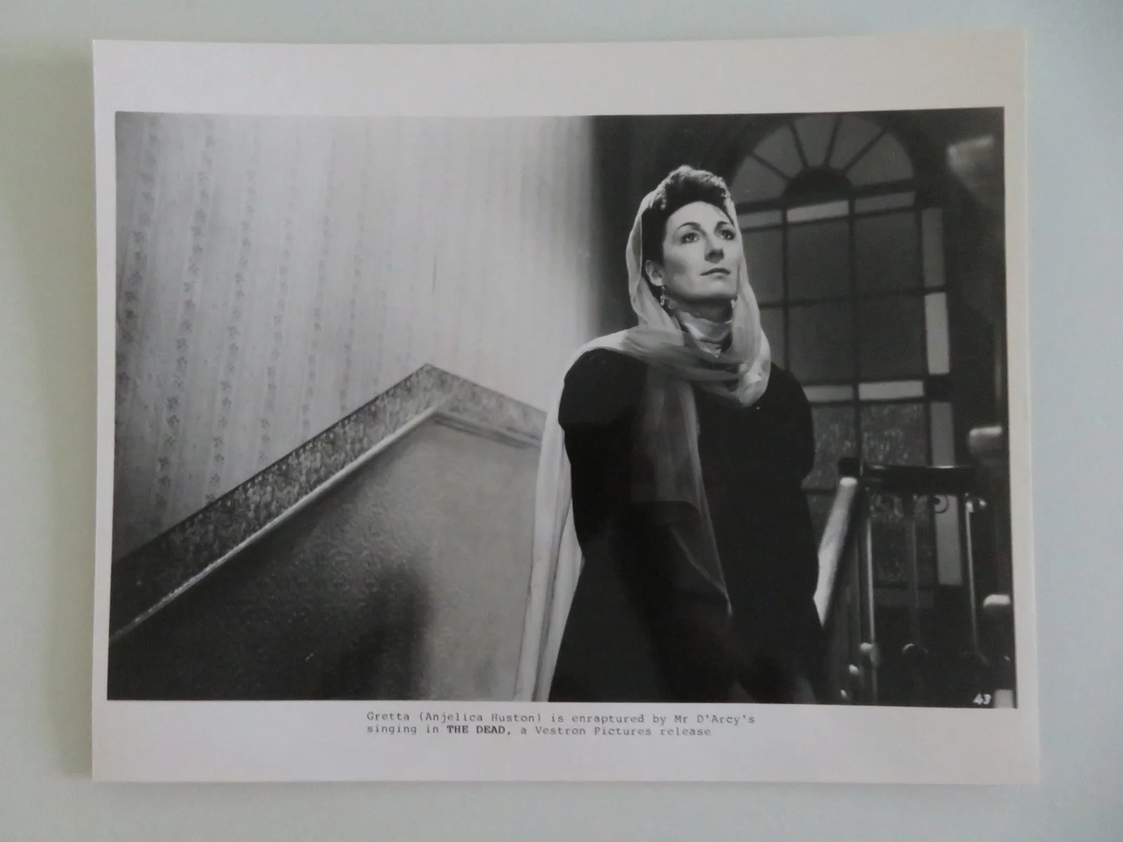 THE DEAD MOVIE STILL PHOTO LOT OF 9 ANGELICA HUSTON DONAL MCCANN 1987, изображение 4