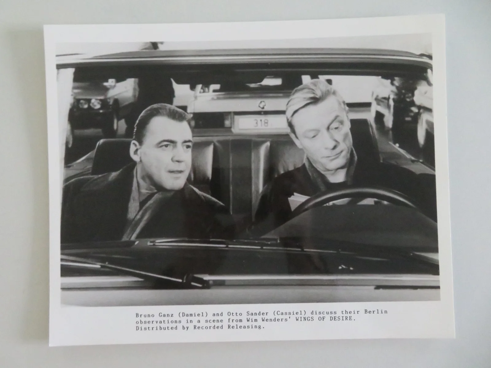 WINGS OF DESIRE MOVIE STILL PHOTO LOT OF 10 PETER FALK BRUNO GANZ DOMMARTIN 1987, изображение 4