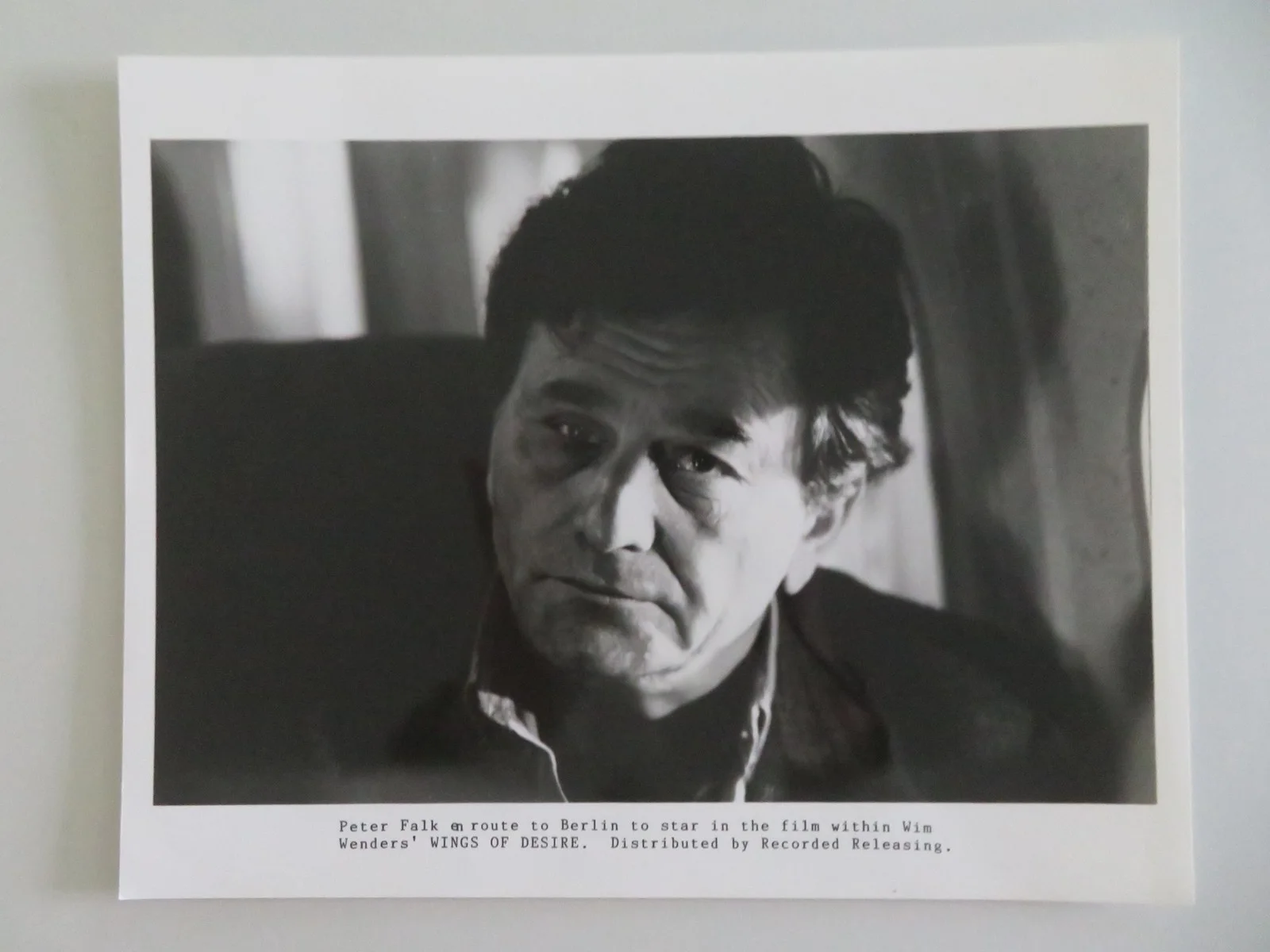 WINGS OF DESIRE MOVIE STILL PHOTO LOT OF 10 PETER FALK BRUNO GANZ DOMMARTIN 1987, изображение 5