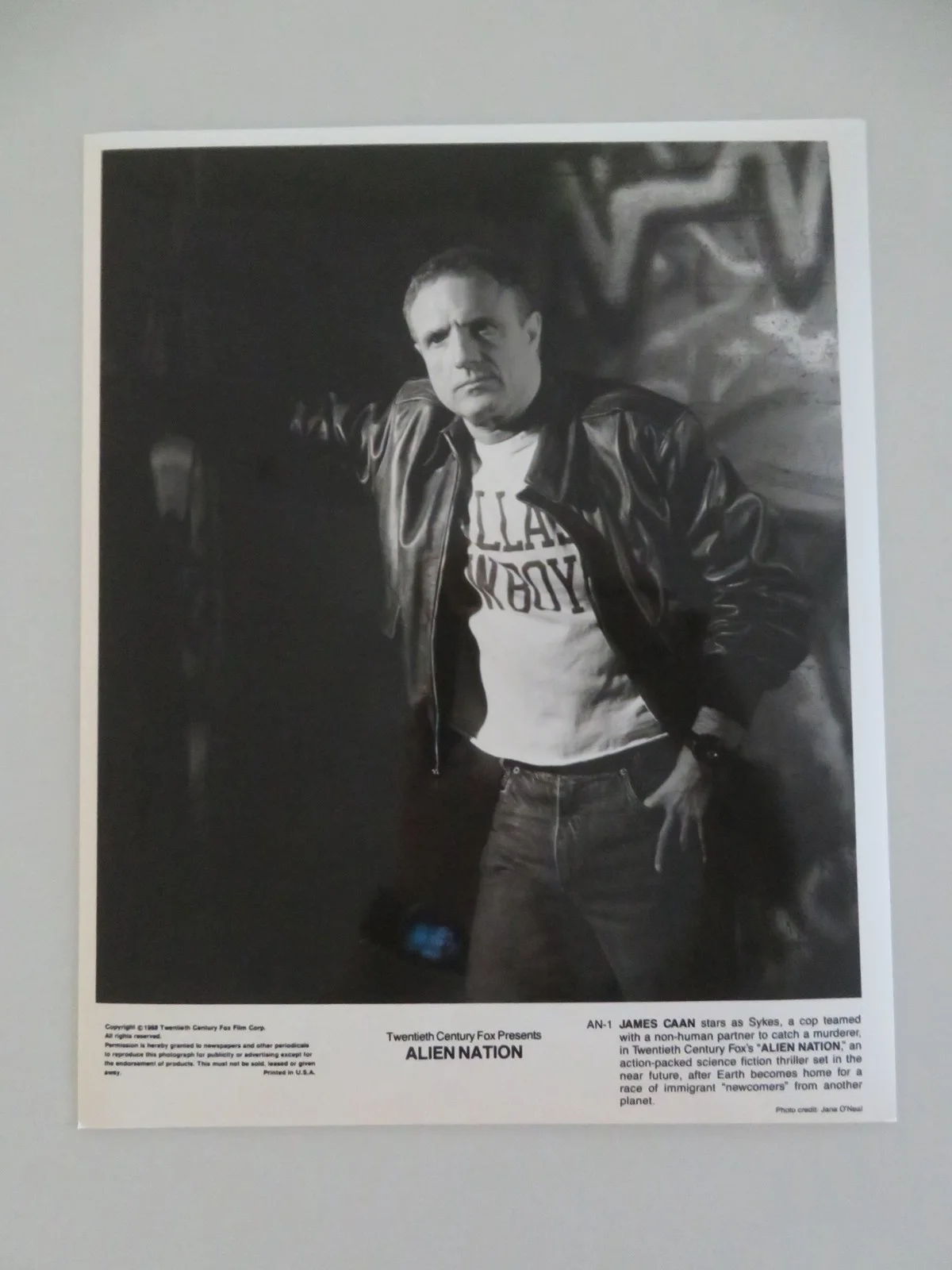 ALIEN NATION MOVIE STILL PHOTO LOT OF 6 JAMES CAAN TERENCE STAMP 1988, изображение 3