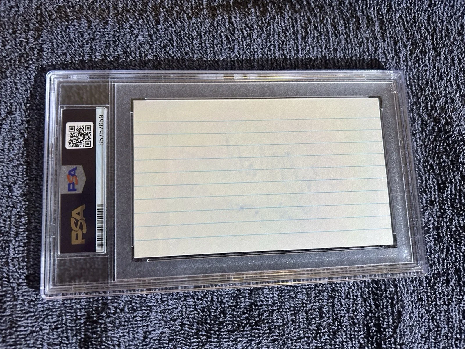 Jerry Mathers Signed 3X5 Index Card PSA/DNA Leave It To Beaver, image 2