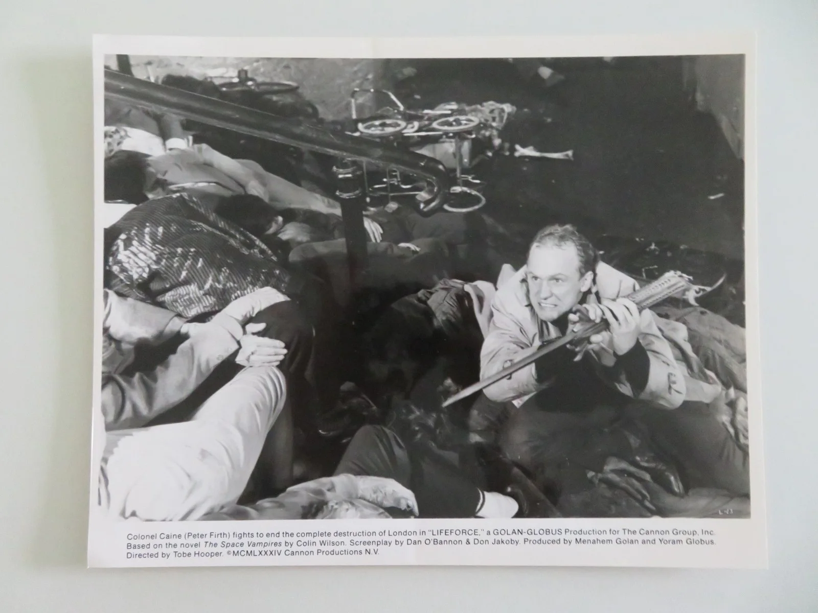 LIFEFORCE MOVIE STILL PHOTO LOT OF 4 CANNON PETER FIRTH FRANK FINLAY 1985, изображение 5