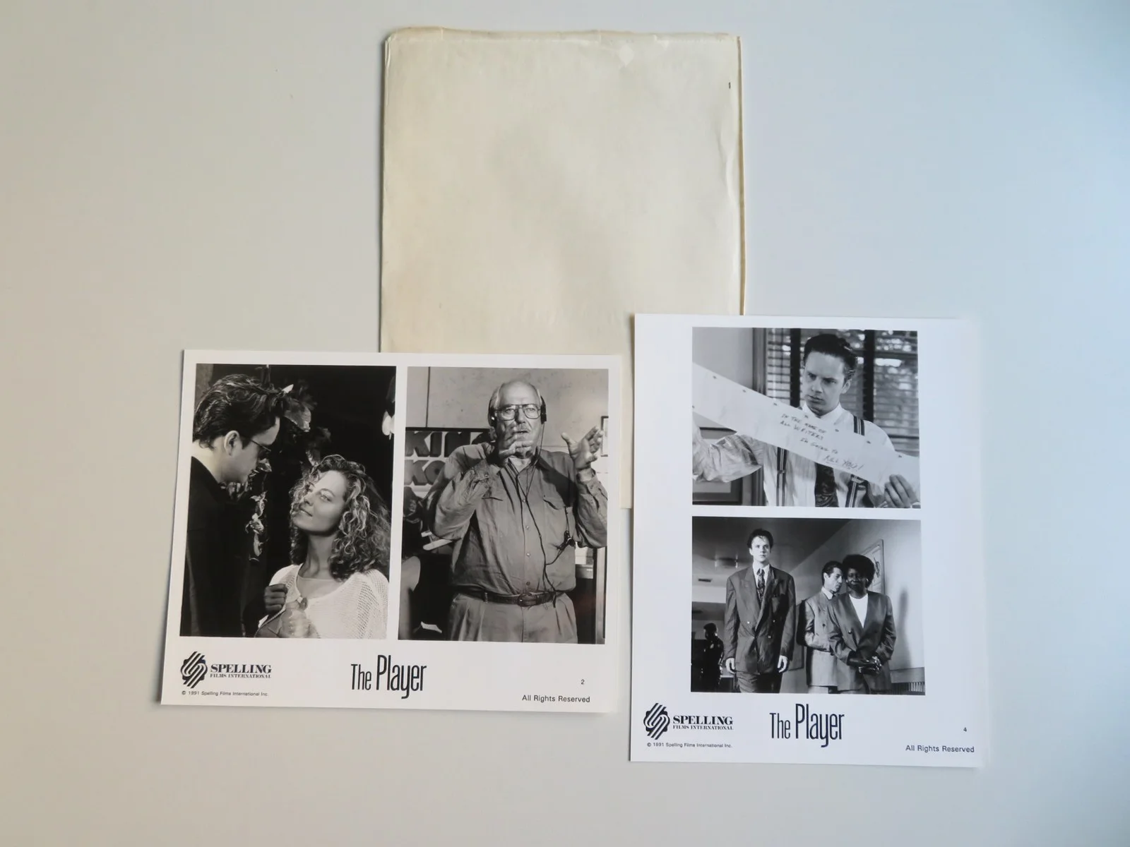 THE PLAYER PRESS KIT 1992 TIM ROBBINS GRETA SCACCHI, image 4