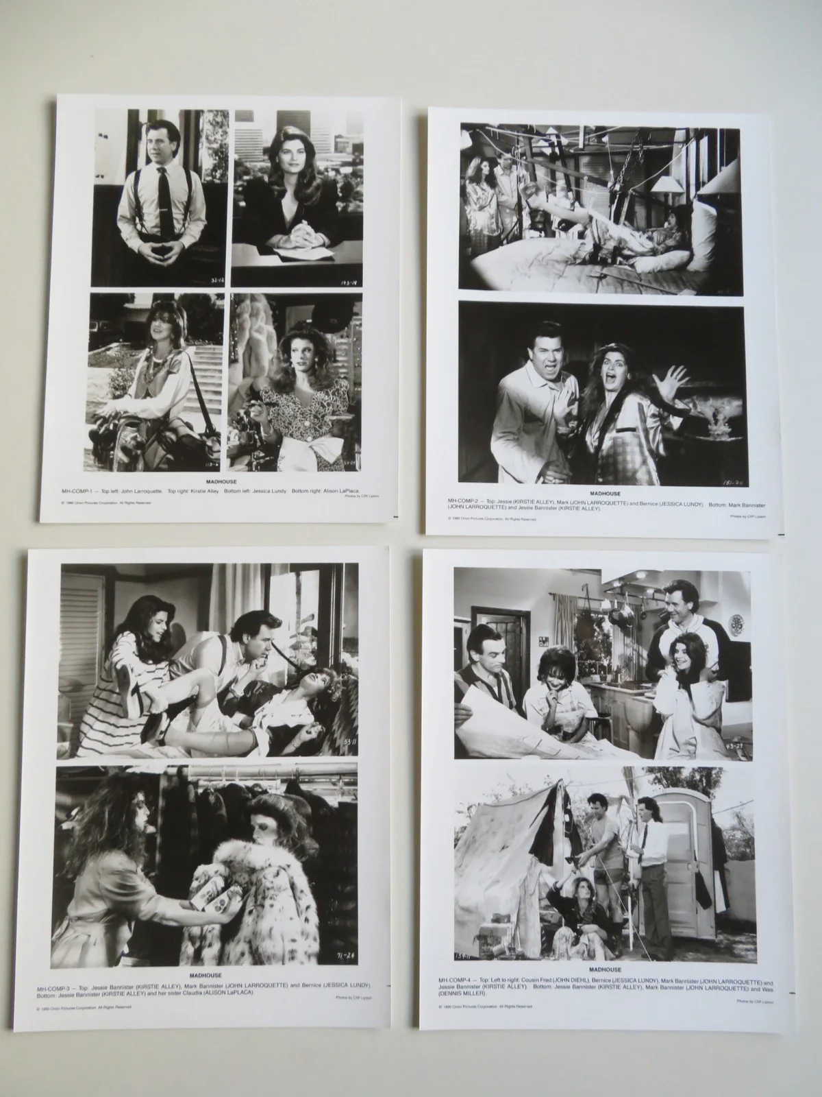 MADHOUSE PRESS KIT 1990 KIRSTIE ALLEY JOHN LARROQUETTE Alison La Placa, изображение 4