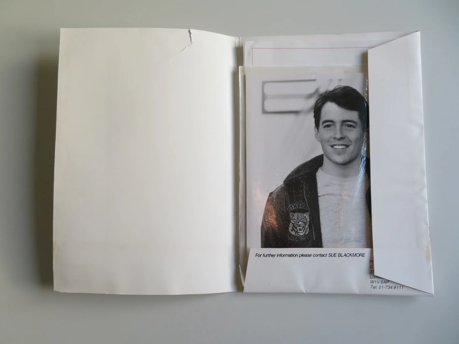 PROJECT X PRESS KIT 1987 MATTHEW BRODERICK HELEN HUNT, image 4