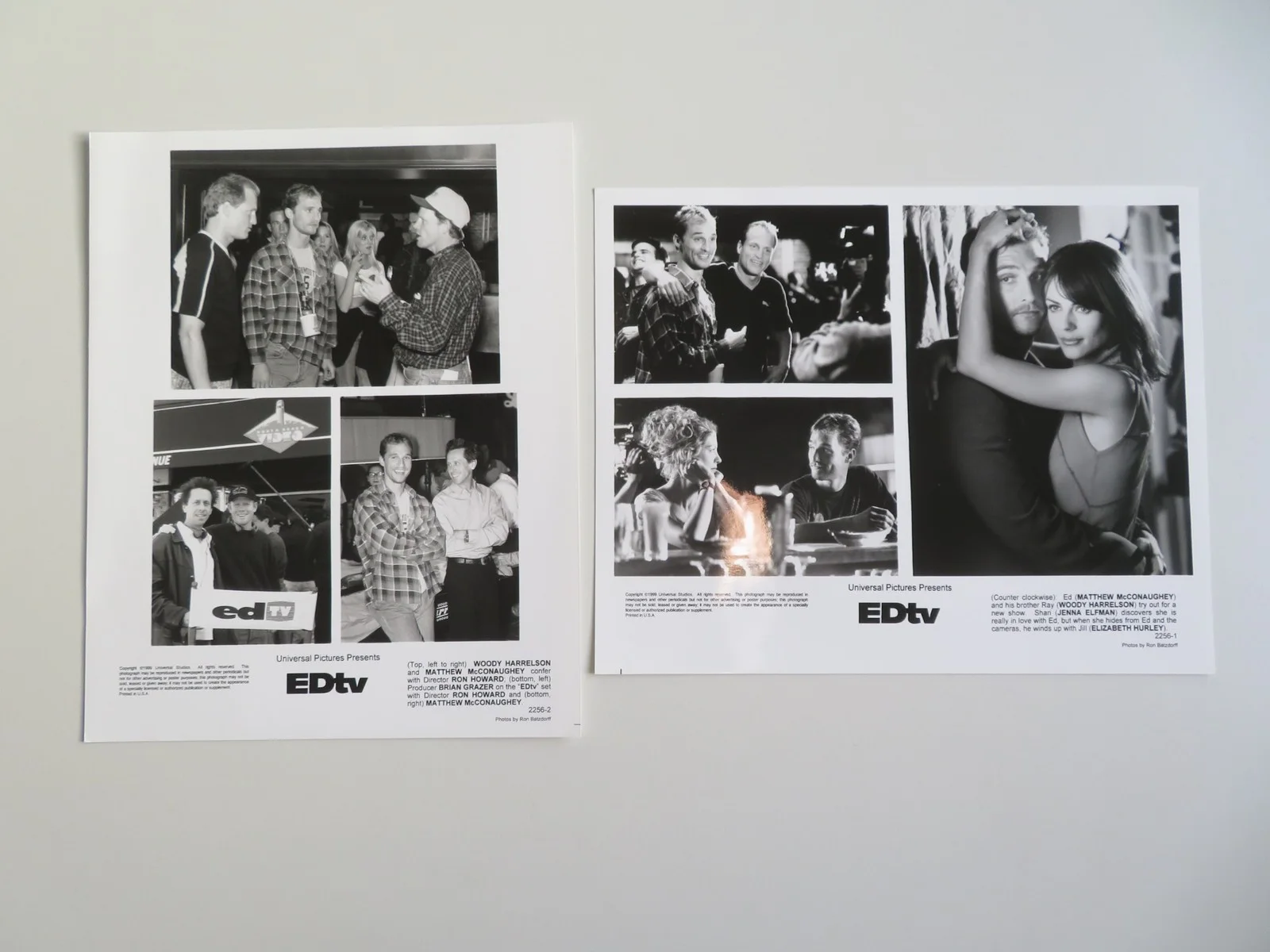 EDTV PRESS KIT 1999 MATTHEW MCCONAUGHEY WOODY HARRELSON, image 5