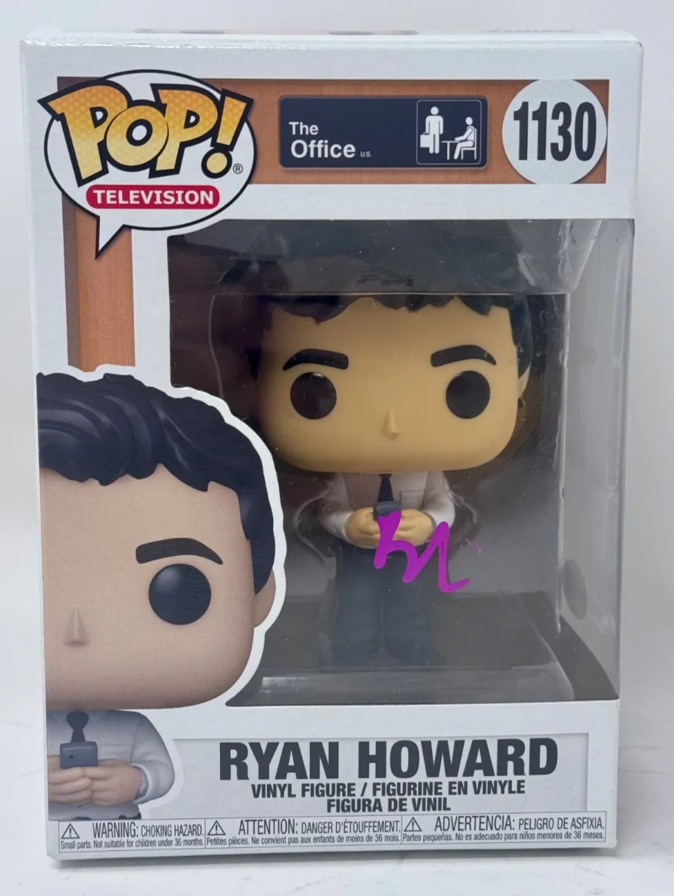 BJ Novak — BJ B. J. Novak Signed Autograph The Office Ryan Howard Funko Pop 1130 JSA COA, image 2
