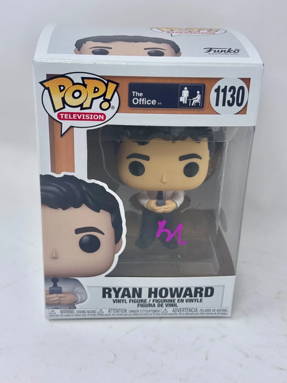 BJ Novak — BJ B. J. Novak Signed Autograph The Office Ryan Howard Funko Pop 1130 JSA COA, image 3