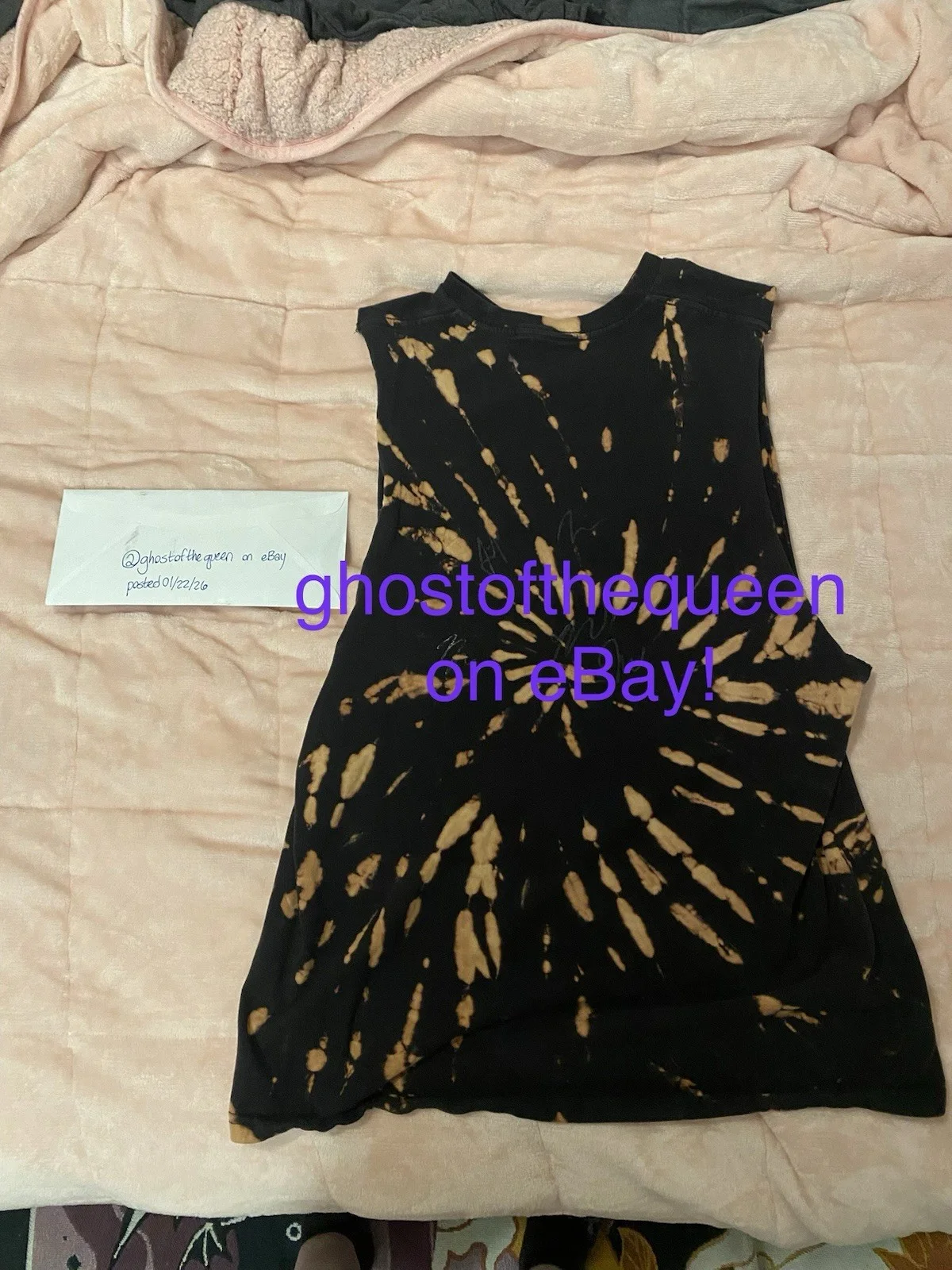 SIGNED 2017 BAD OMENS Warped Tour Tank Top (M), image 2
