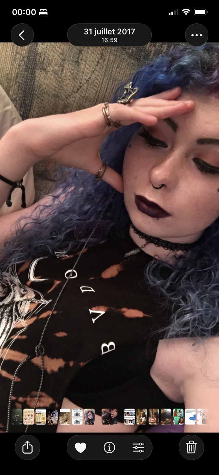 SIGNED 2017 BAD OMENS Warped Tour Tank Top (M), image 4
