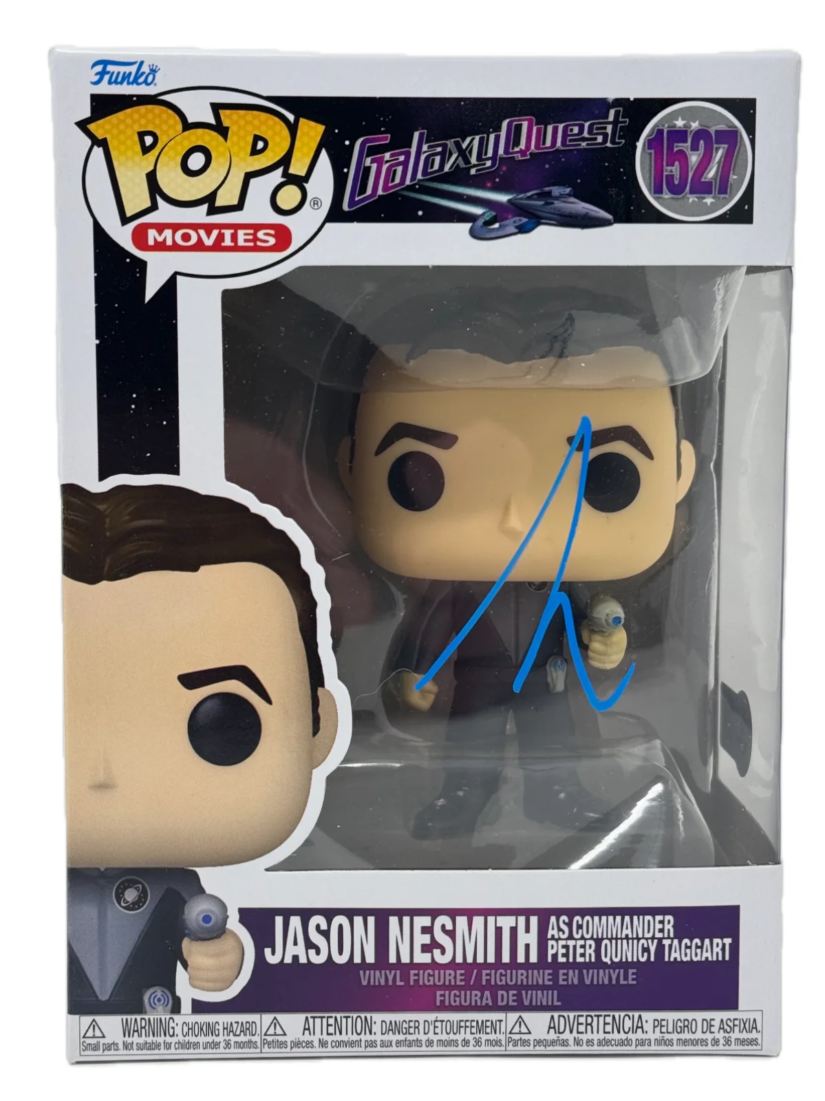 Tim Allen — Tim Allen Signed Galaxy Quest Jason Nesmith Funko Pop 1527 Autograph Beckett COA