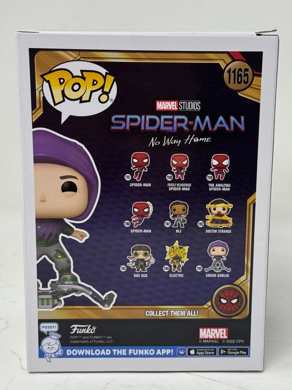 Willem Dafoe — Willem Dafoe Signed Green Goblin Funko Pop Spider-Man No Way Home Autograph BAS, изображение 5