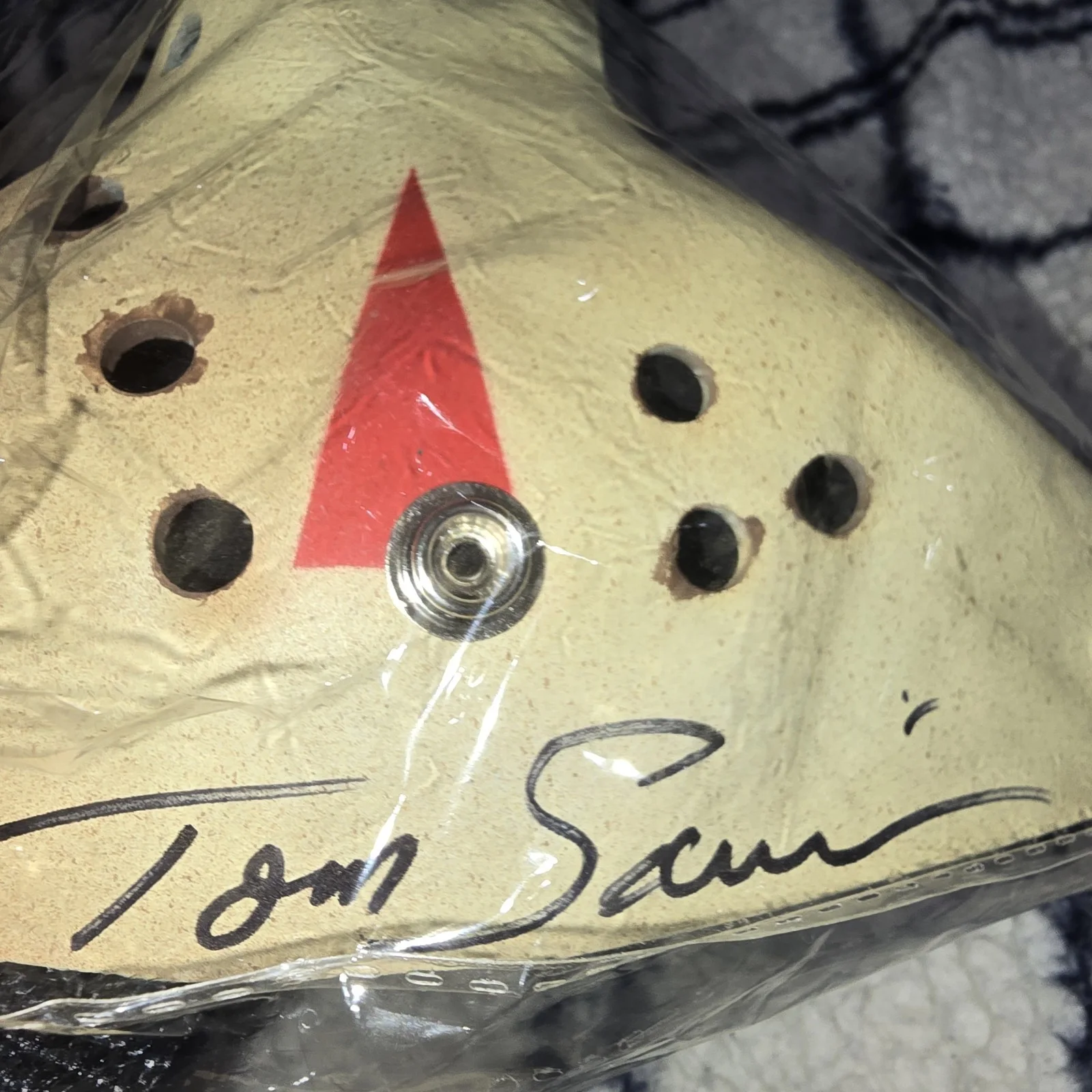 Tom Savini — Friday The 13th Covid Mask By Callosum Studios Autographed By Tom Savini 2020, image 3