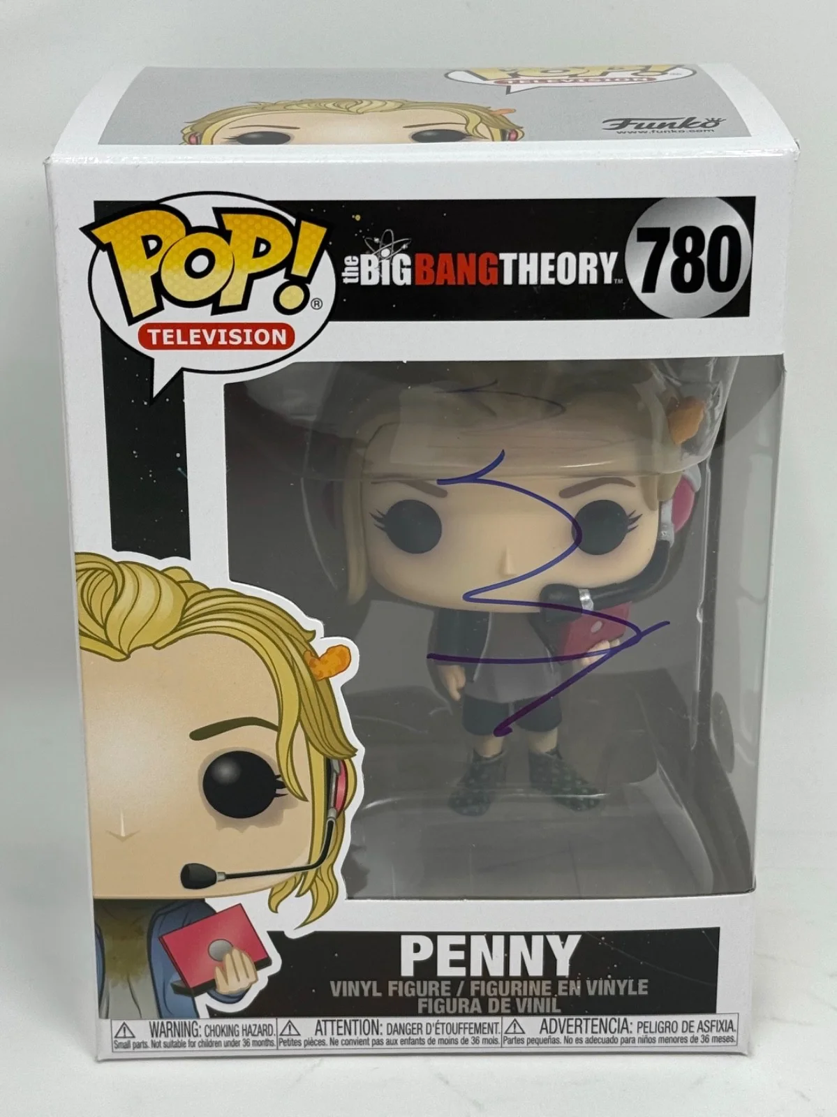 Kaley Cuoco — Kaley Cuoco Signed The Big Bang Theory Penny Funko Pop 780 Autograph JSA COA, изображение 2