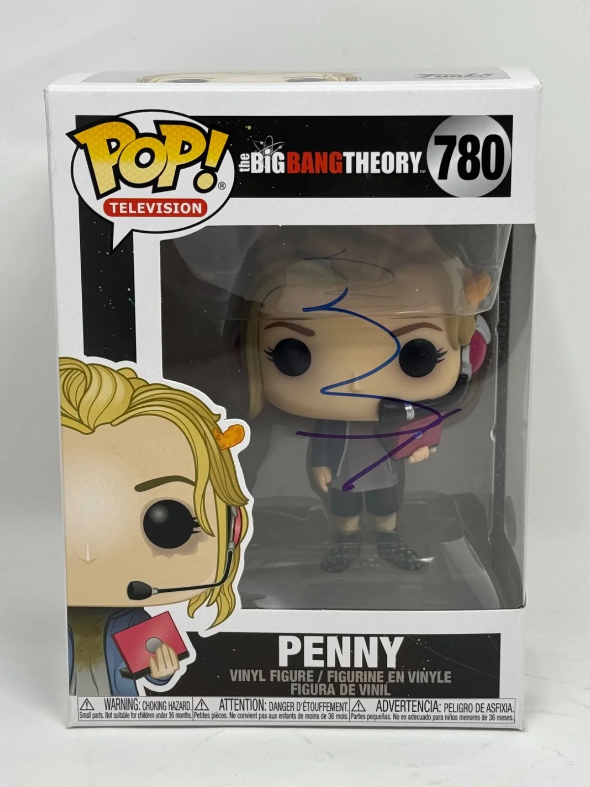 Kaley Cuoco — Kaley Cuoco Signed The Big Bang Theory Penny Funko Pop 780 Autograph JSA COA, изображение 5