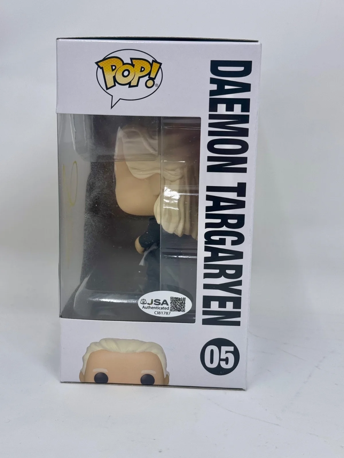 Matt Smith — Matt Smith Signed Autograph House of The Dragon Daemon Targaryen Funko Pop JSA, изображение 4
