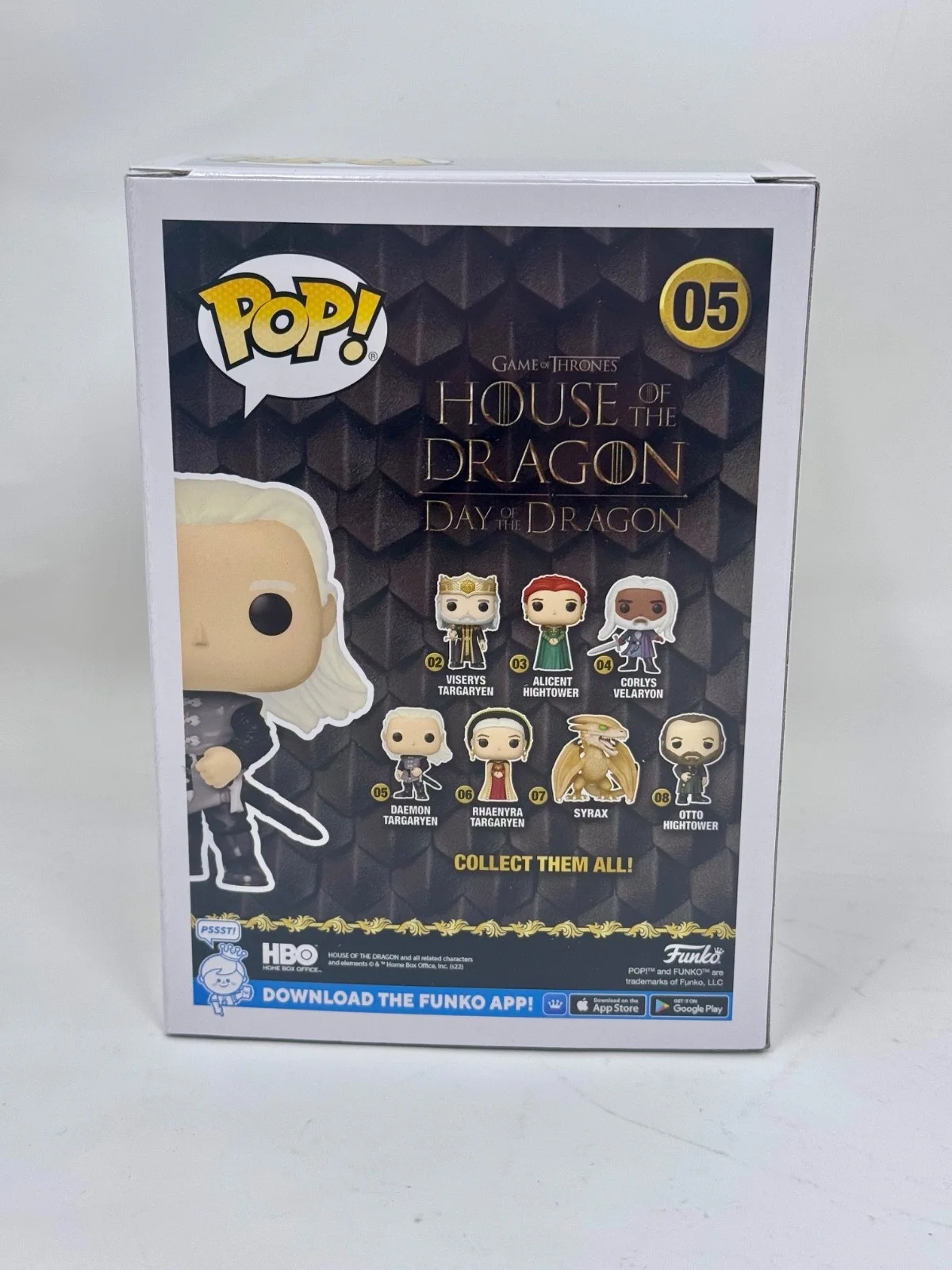 Matt Smith — Matt Smith Signed Autograph House of The Dragon Daemon Targaryen Funko Pop JSA, изображение 5