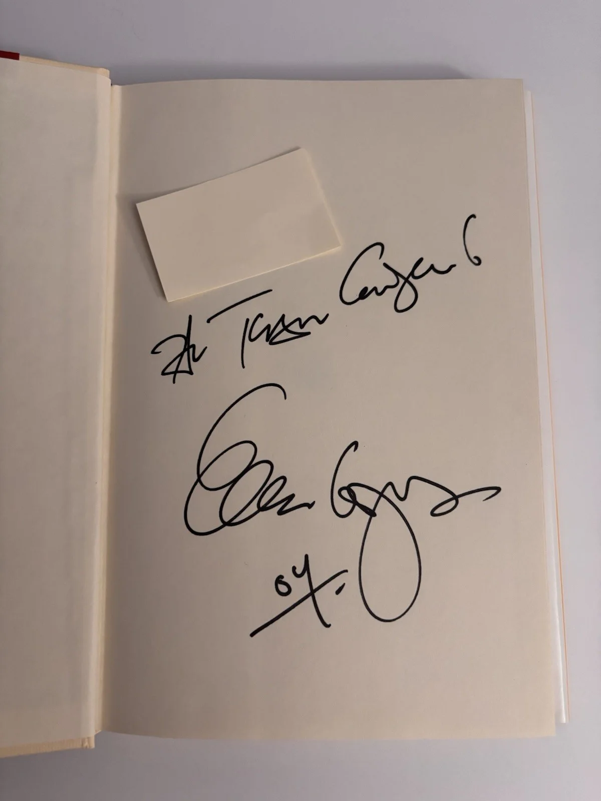 Hand Signed George Lopez Book why you crying, image 2