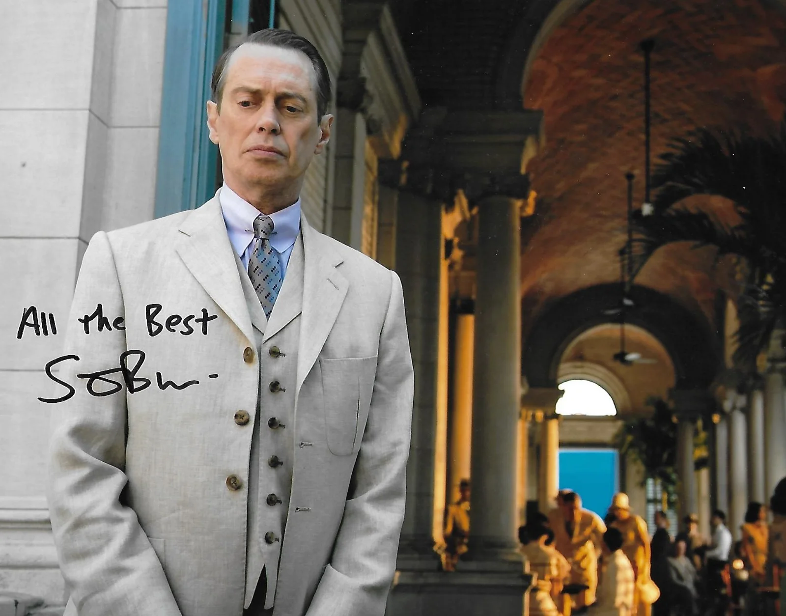 Steve Buscemi — Steve Buscemi signed 8x10 photo Boardwalk Empire Actor TV Movies RARE COA LOOK!