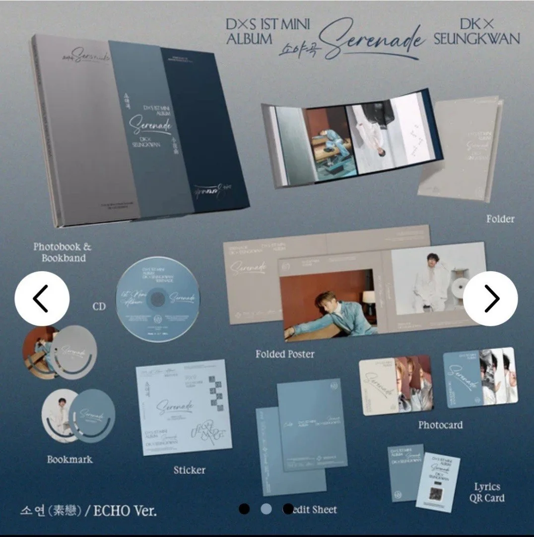 [SIGNED] DXS SEVENTEEN 1ST MINI ALBUM SERENADE ECHO VER., изображение 3
