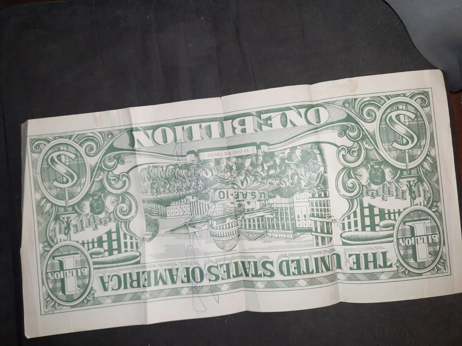 Alice Cooper Band Signed Autographed Billion Dollar Bill && More, image 2