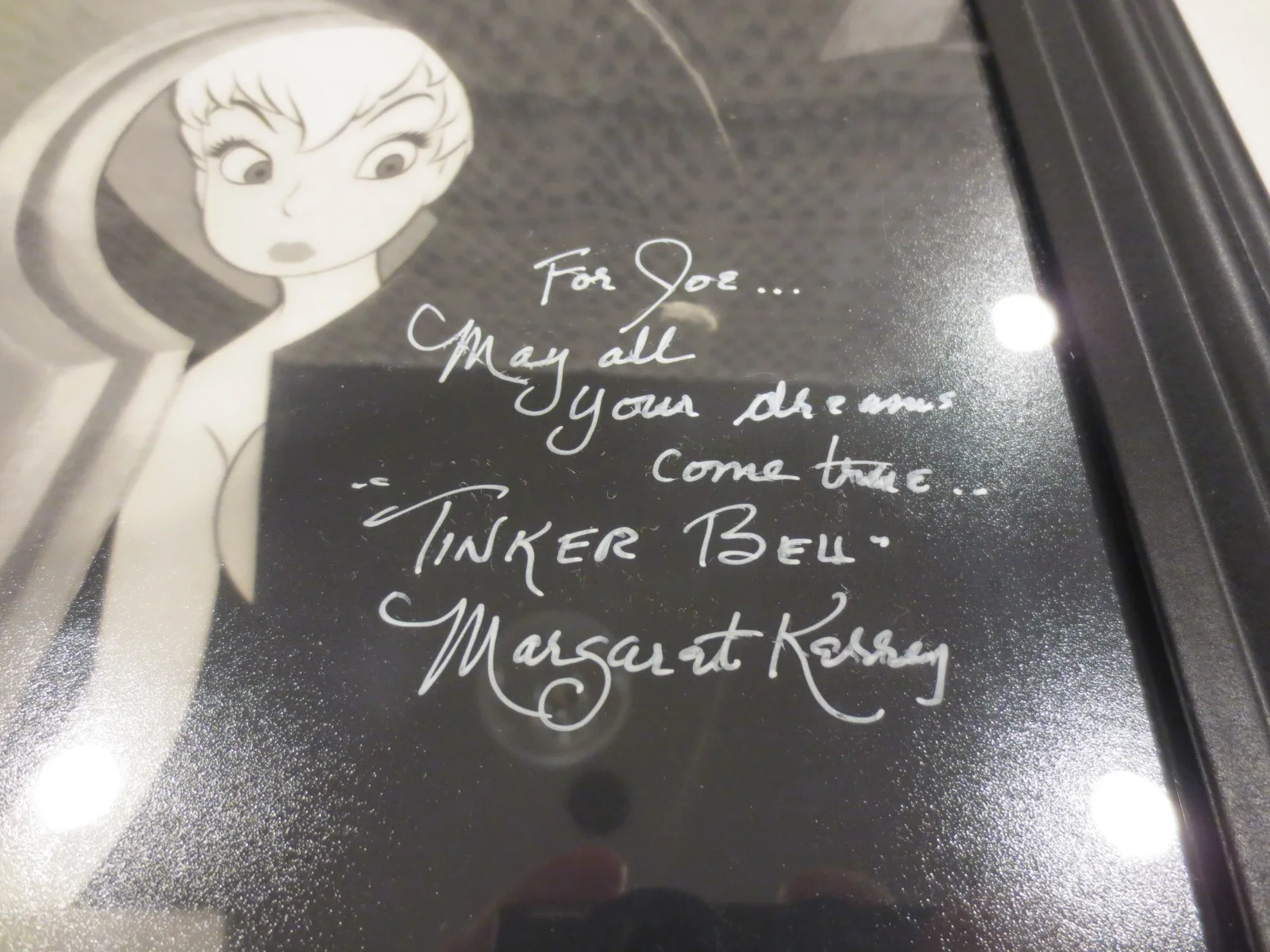 Margaret Kerry — Margaret Kerry Disney "Tinker Bell" Autographed Signed Framed 10" x 8" Photo, изображение 2