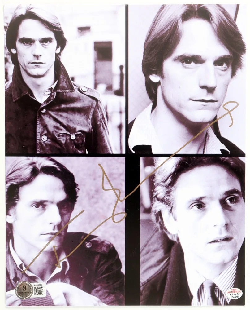 Jeremy Irons — Jeremy Irons Autographed 8X10 4x Photo Beckett COA